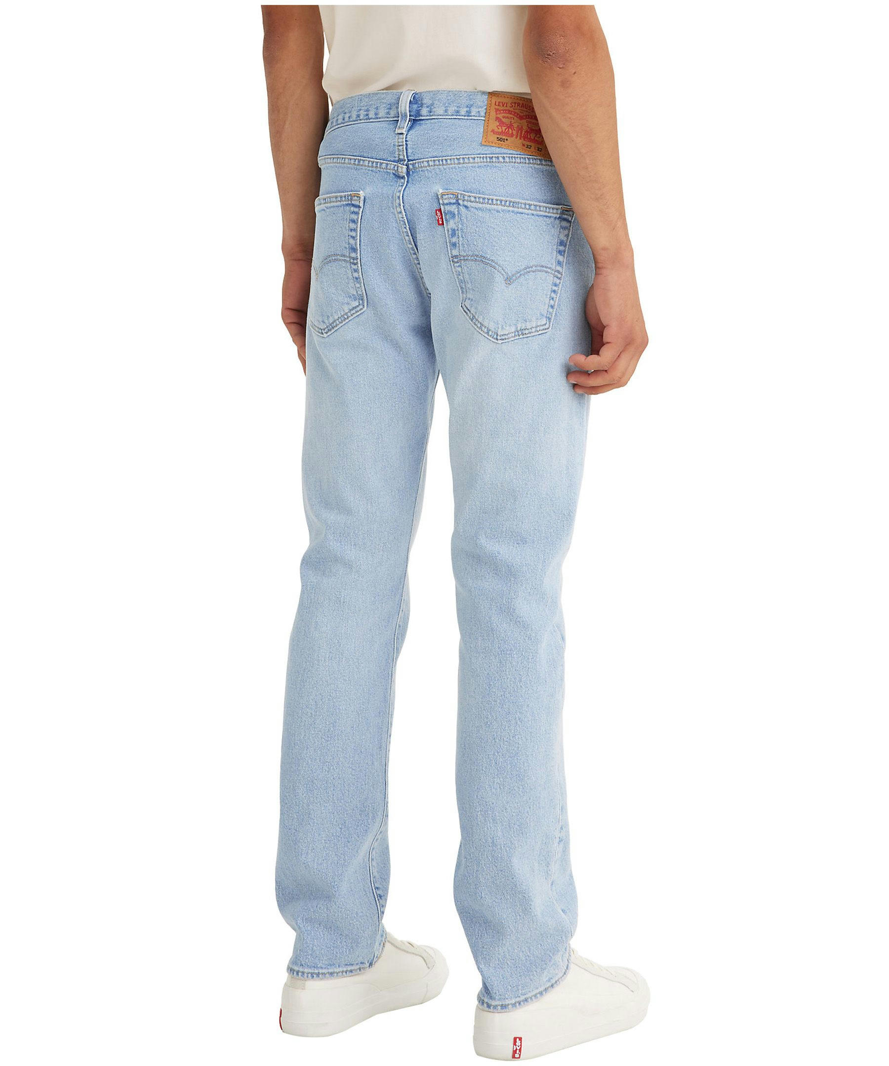 Levi's Men's 501 Mid Rise Straight Leg Button Fly Brooklyn Street Jeans