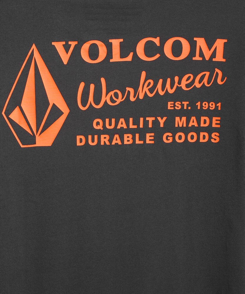 Volcom Workwear Men's Modern Fit Crewneck Cotton Work T Shirt