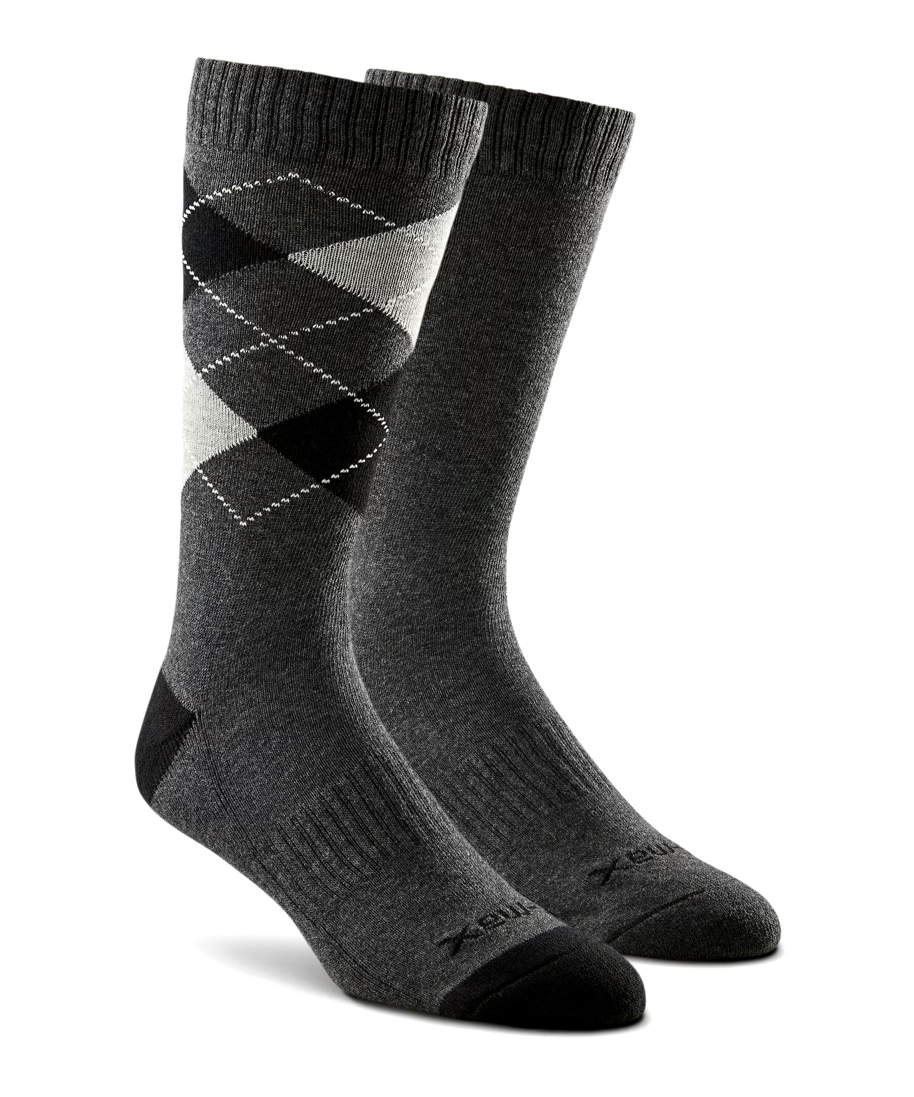 WindRiver Men's T-Max 2 Pack Casual Cushioned Sole Socks