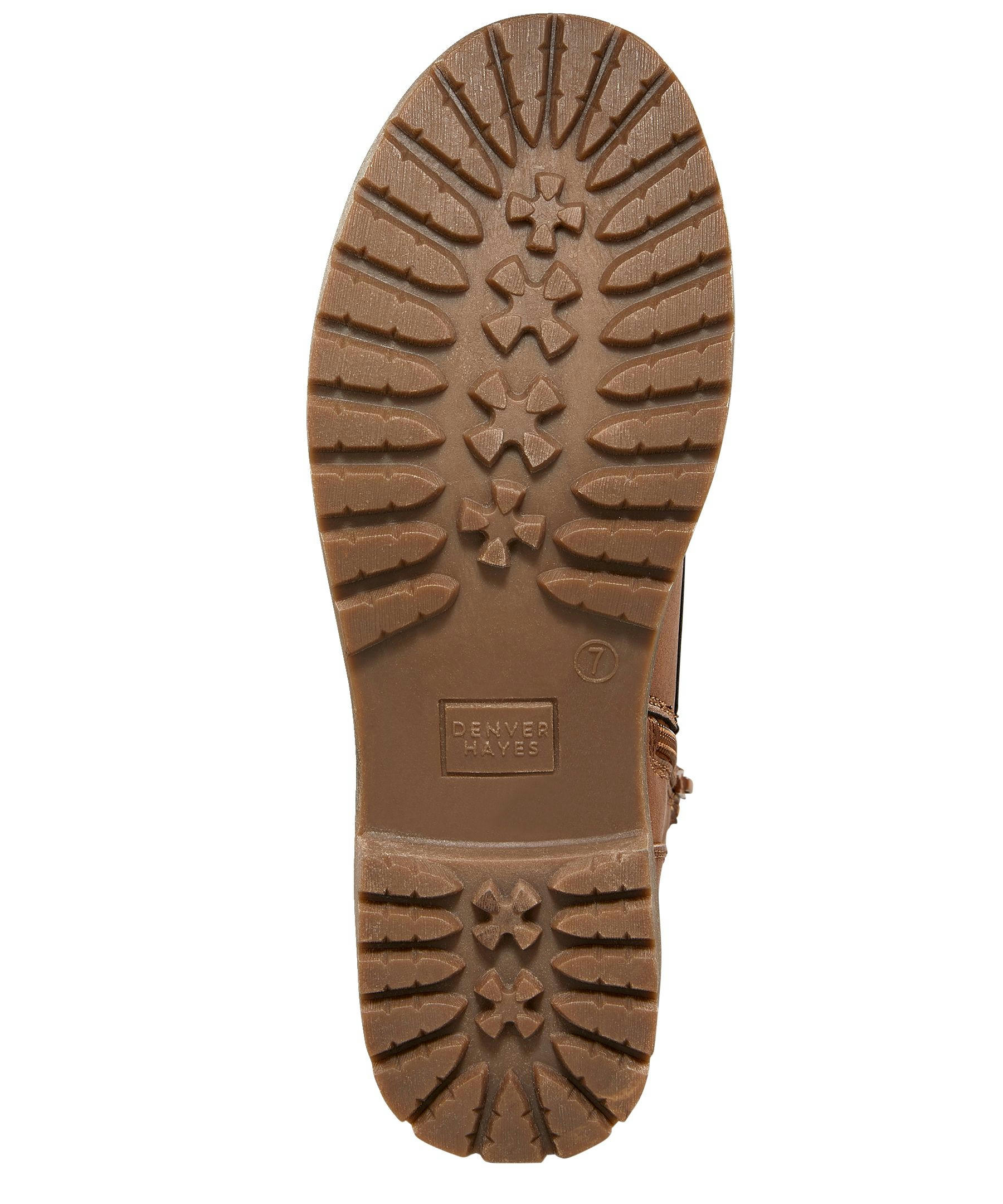 Denver Hayes Women's Laura Lug Sole Lace-Up Boots