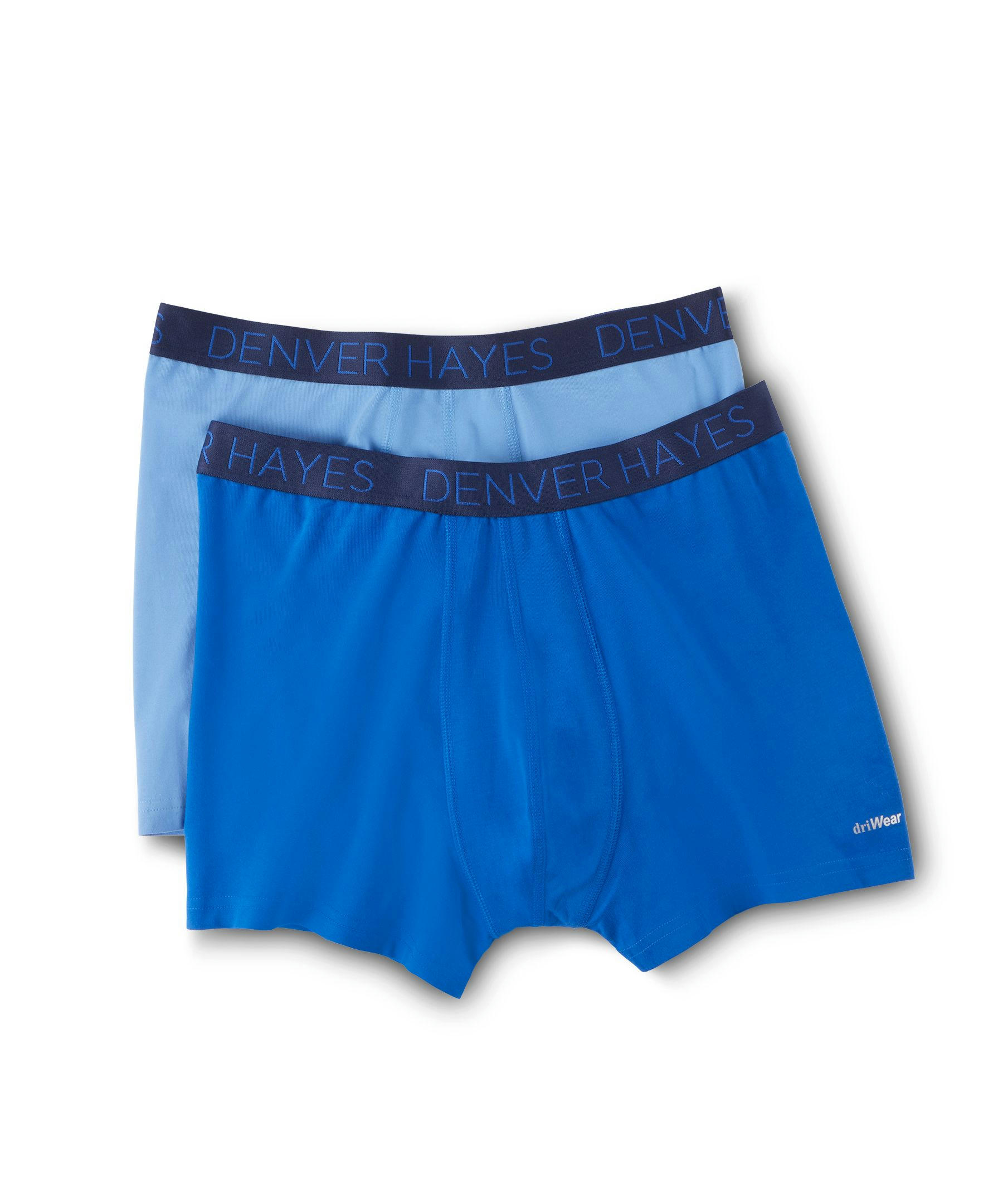 Denver Hayes Men's 2-Pack DriWear Trunk Brief