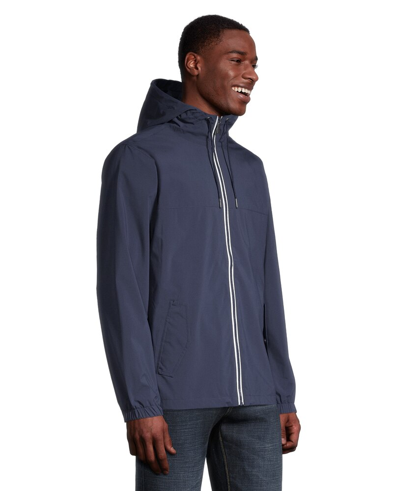 Denver Hayes Men's Water Repellent Hyper-Dri 1 Carlton Attached Hood Jacket