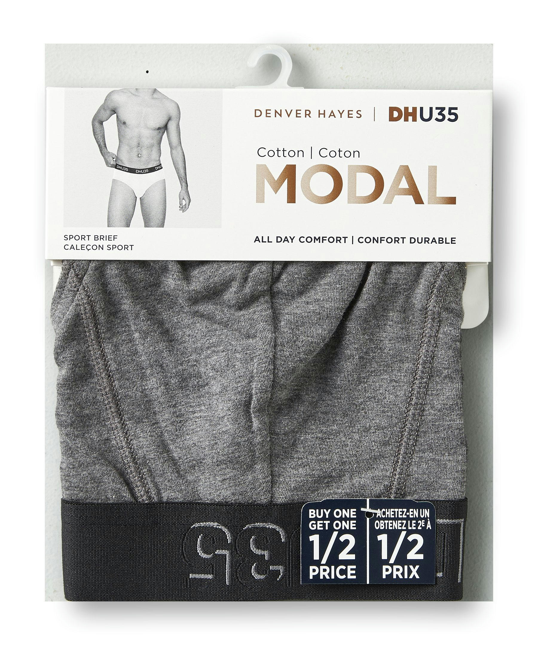 Denver Hayes Men's All Day Comfort Sport Brief