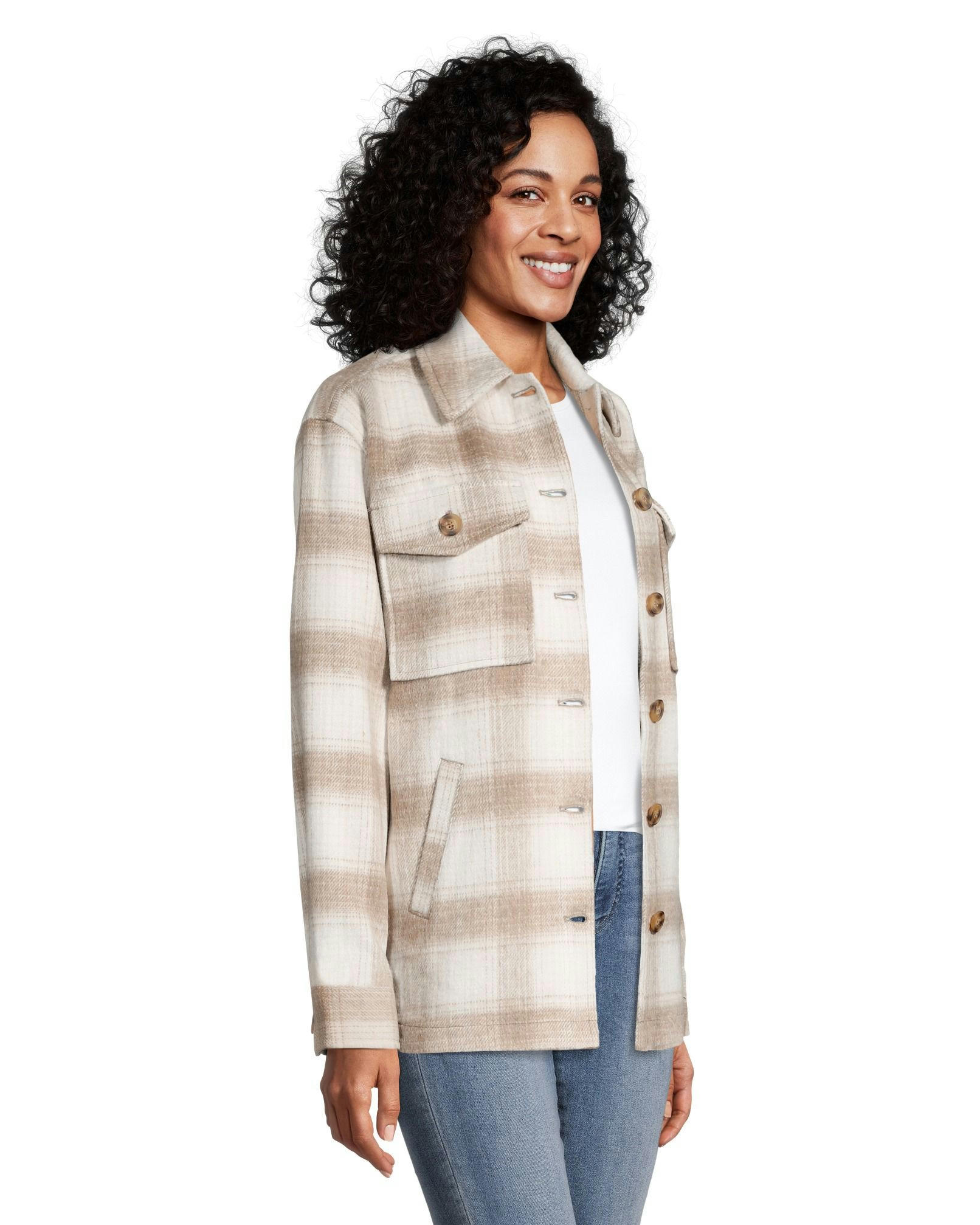 Denver Hayes Women's Button Down Shacket