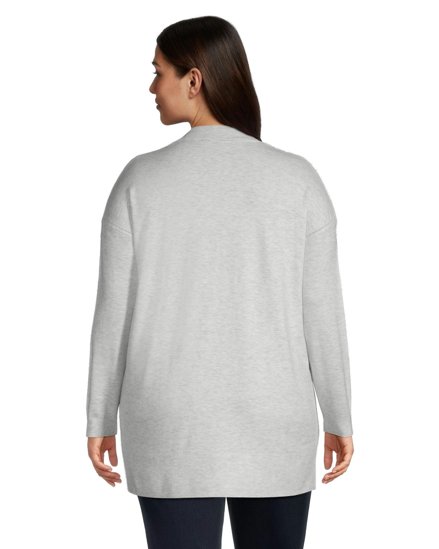 Denver Hayes Women's Knit Semi Fitted Open Cardigan