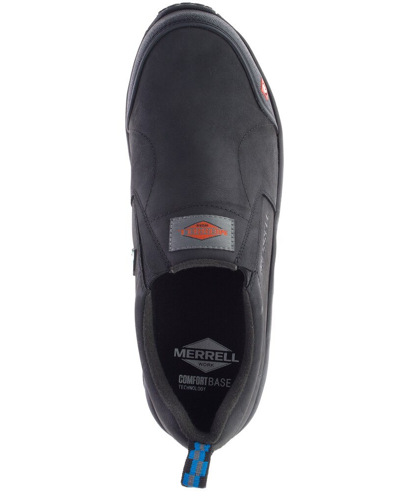 Merrell Men's Composite Toe Composite Plate Work Jungle MOC Leather Black