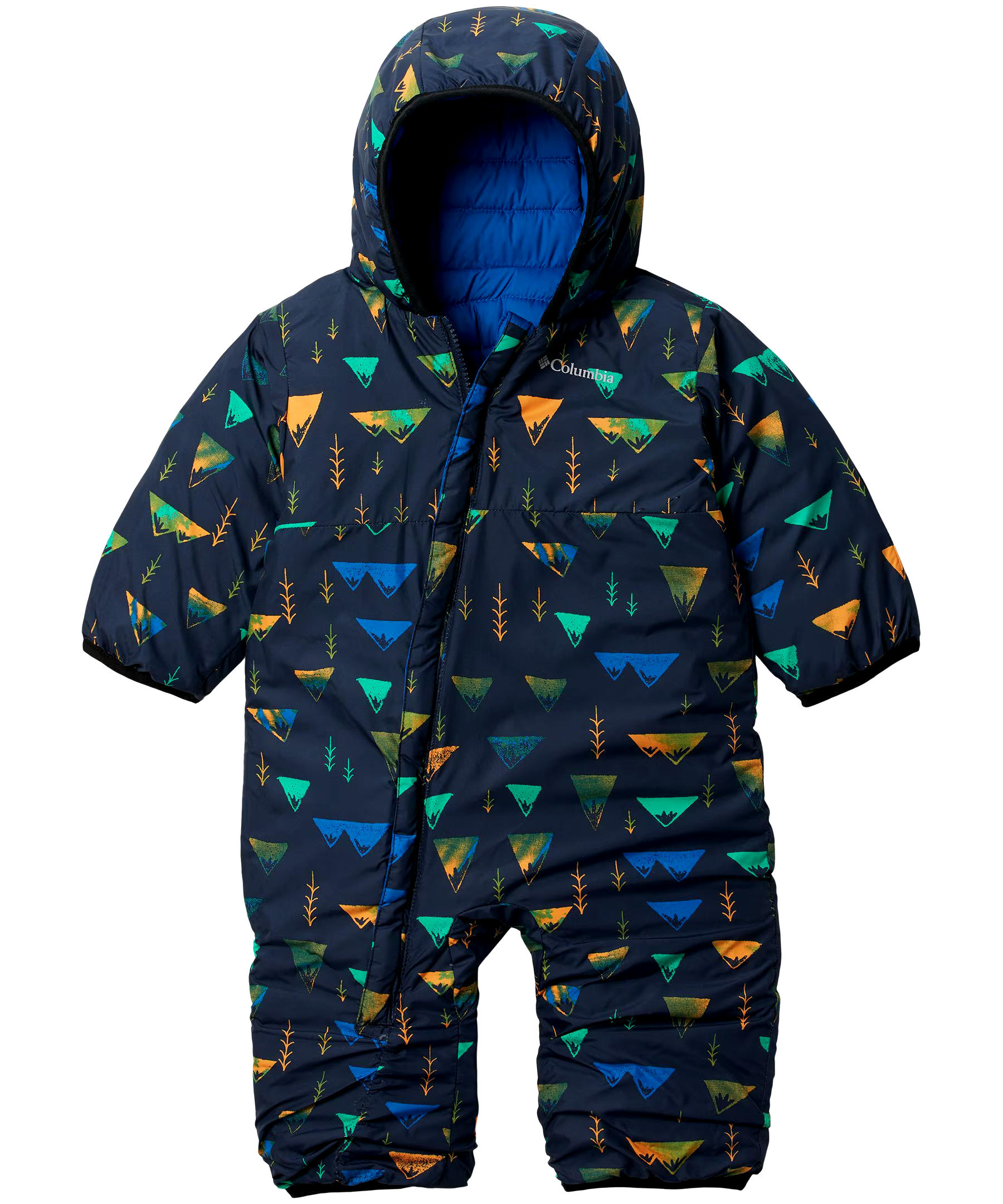 Columbia Baby Boys' 0-24 Months Water Resistant Powder Lite Reversible Bunting Bodysuit