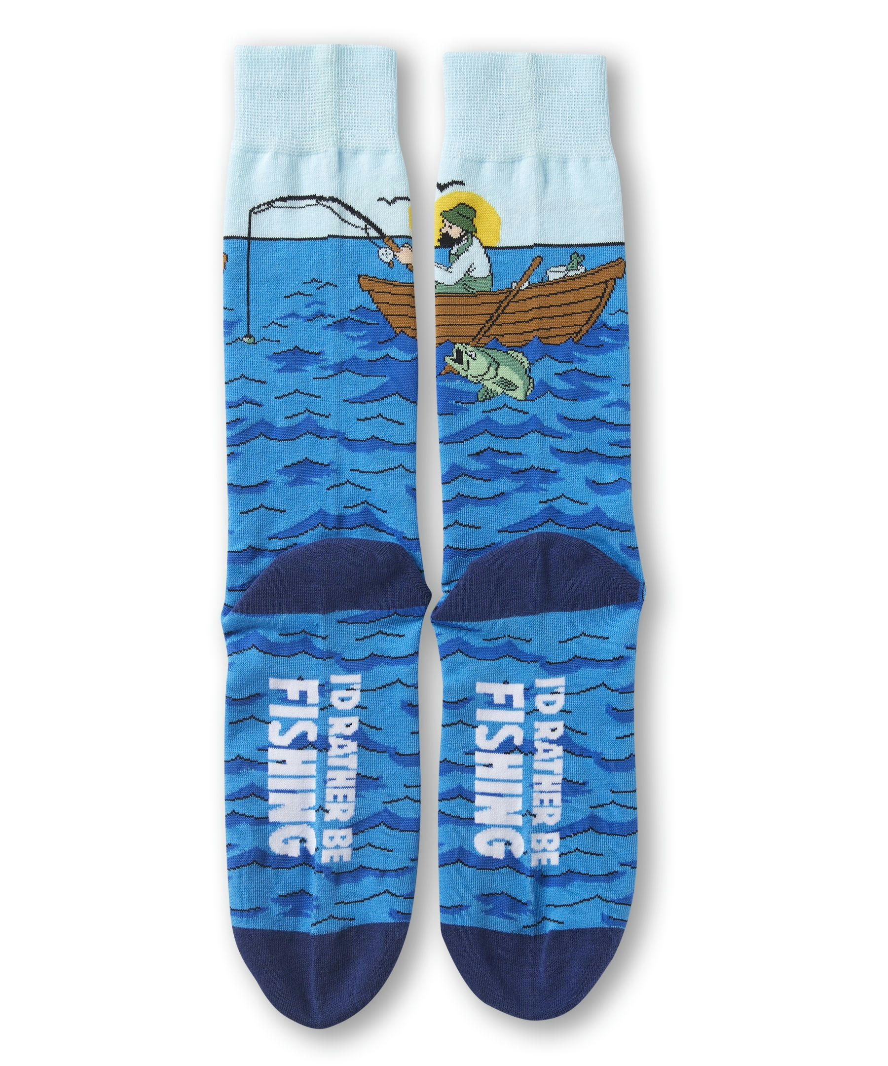 Denver Hayes Men's FRESHTECH® Animal Pattern Casual Crew Socks