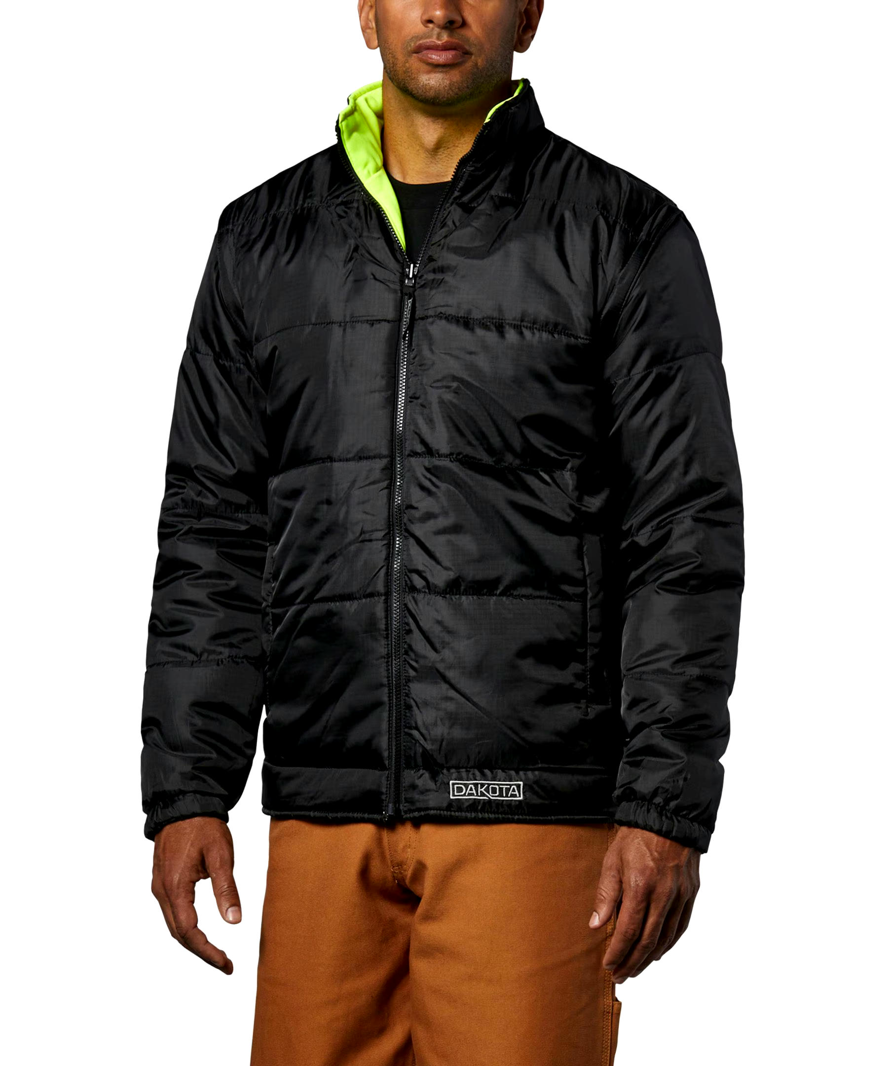 Dakota WorkPro Series Men's Hi-Visibility 7-In-1 T-MAX Lined Jacket