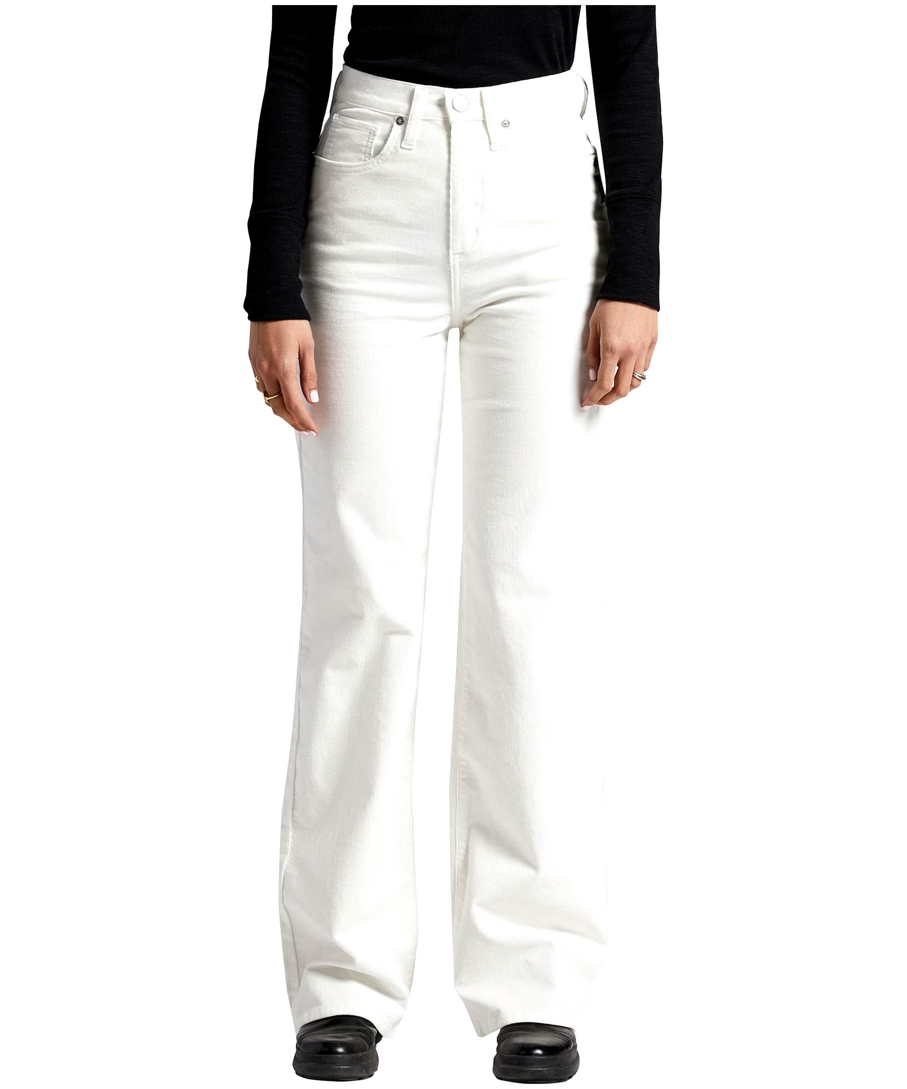 Silver Women's Highly Desirable Ultra High Rise Slim Fit Corduroy Pants