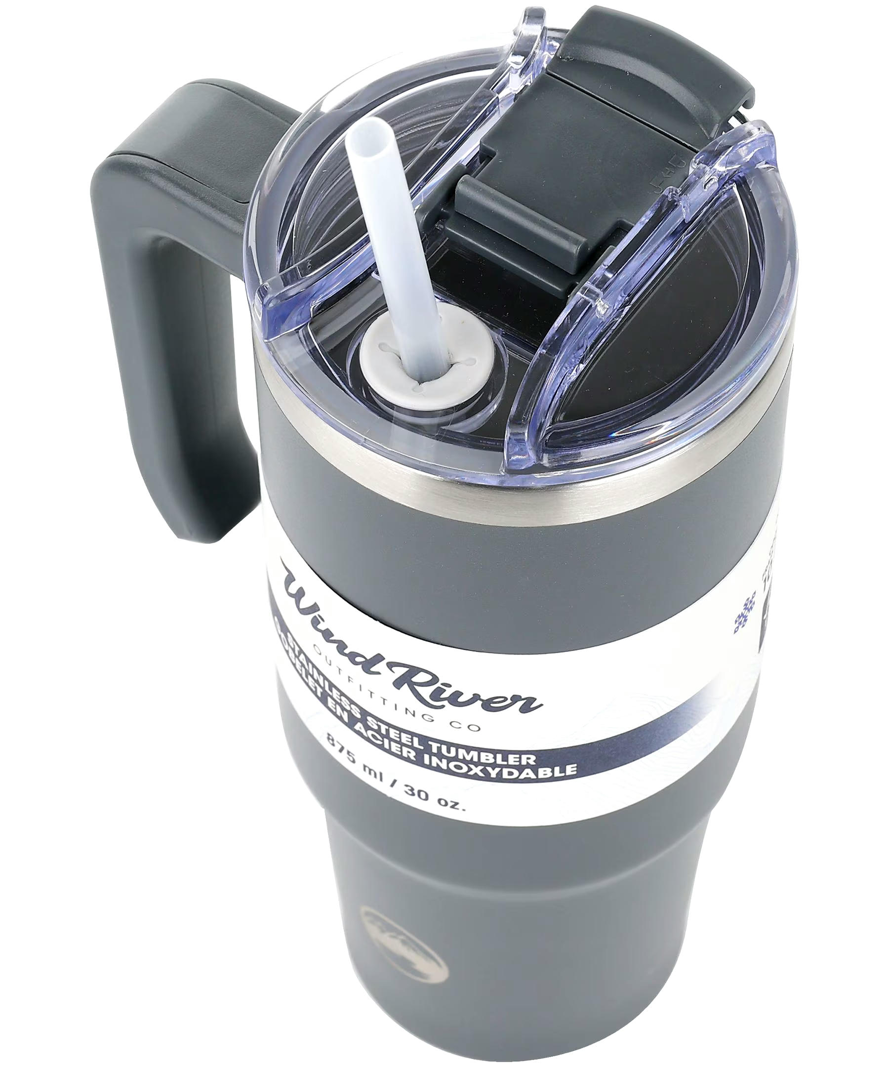WindRiver 30 oz Tumbler with Straw and Handle