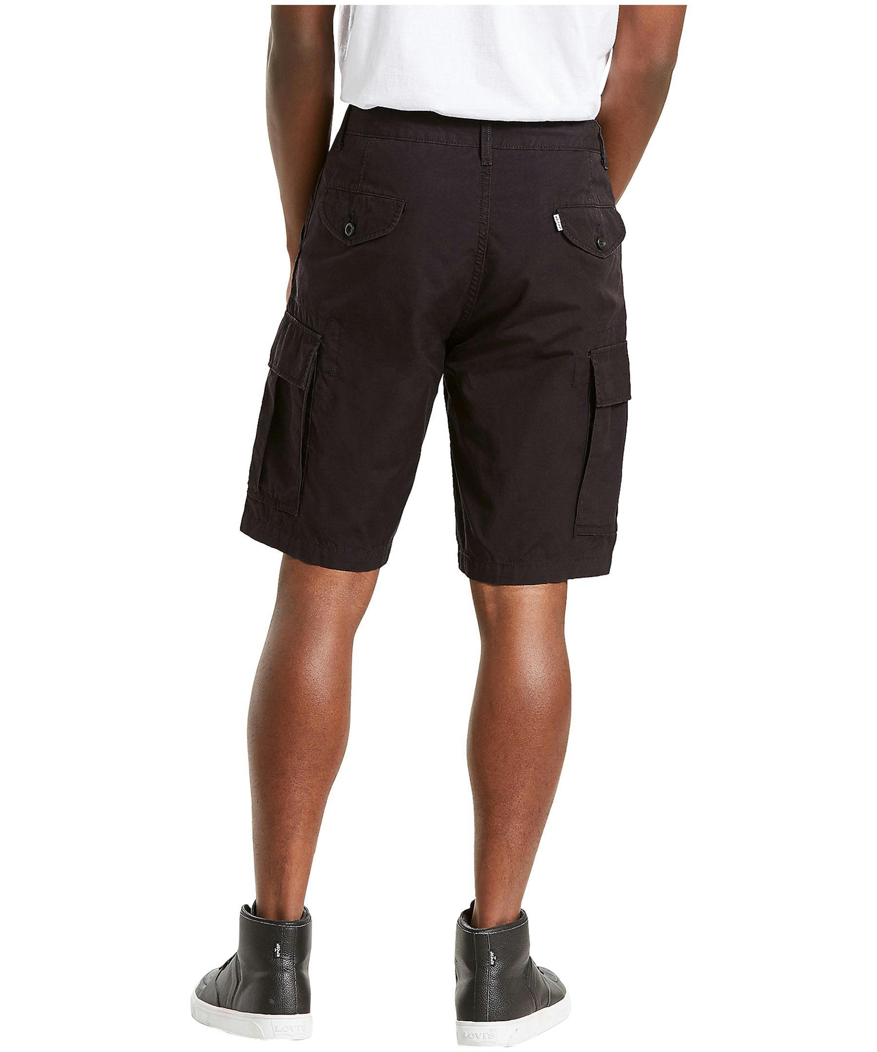 Levi's Men's Carrier Cargo Ripstop Shorts -Black