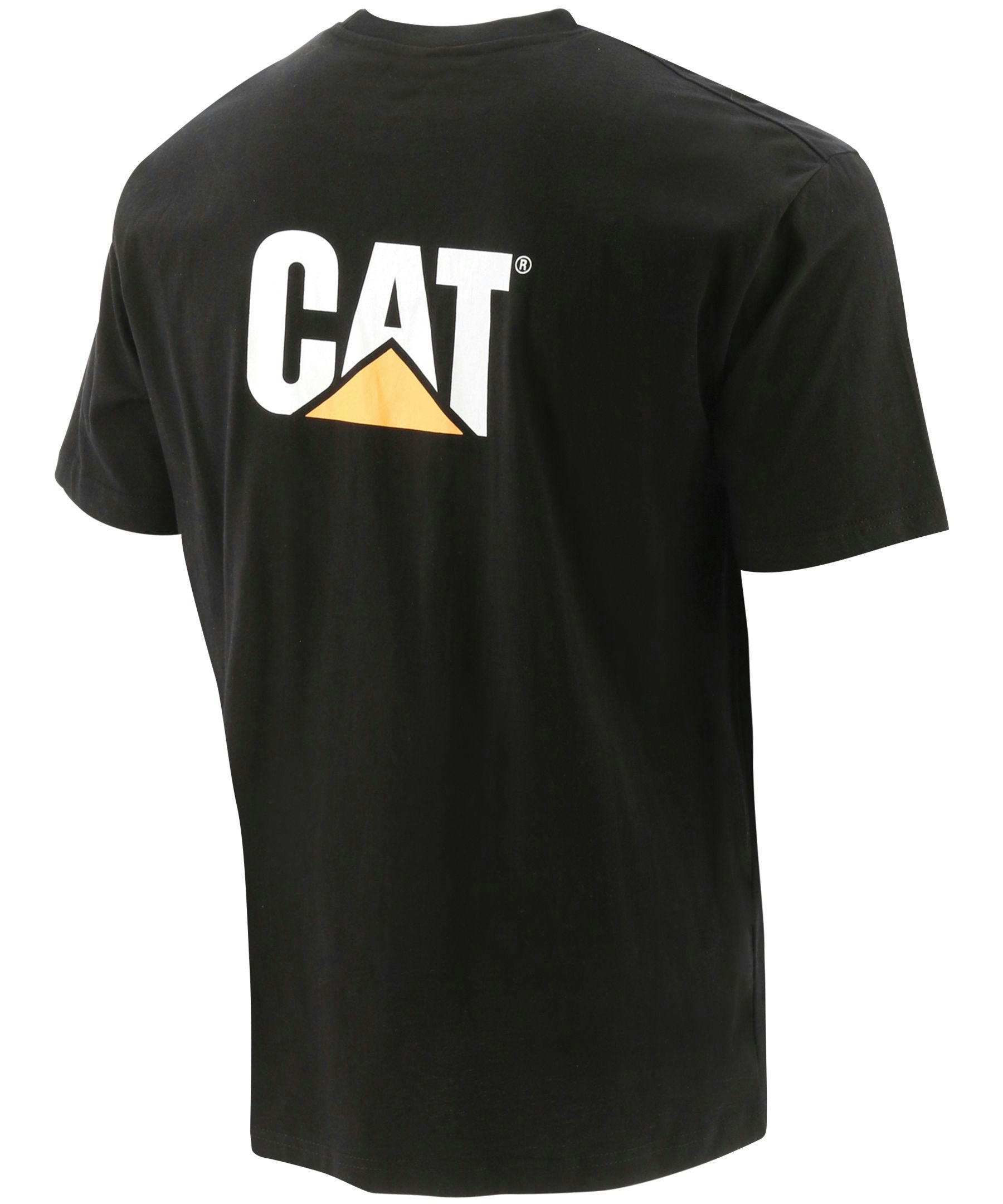 CAT Men's Trademark Short Sleeve Cotton T Shirt