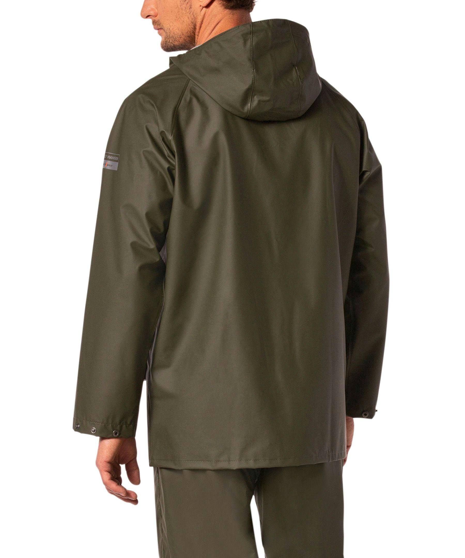 Helly Hansen Workwear Men's Mandal Waterproof Hooded Rain Jacket