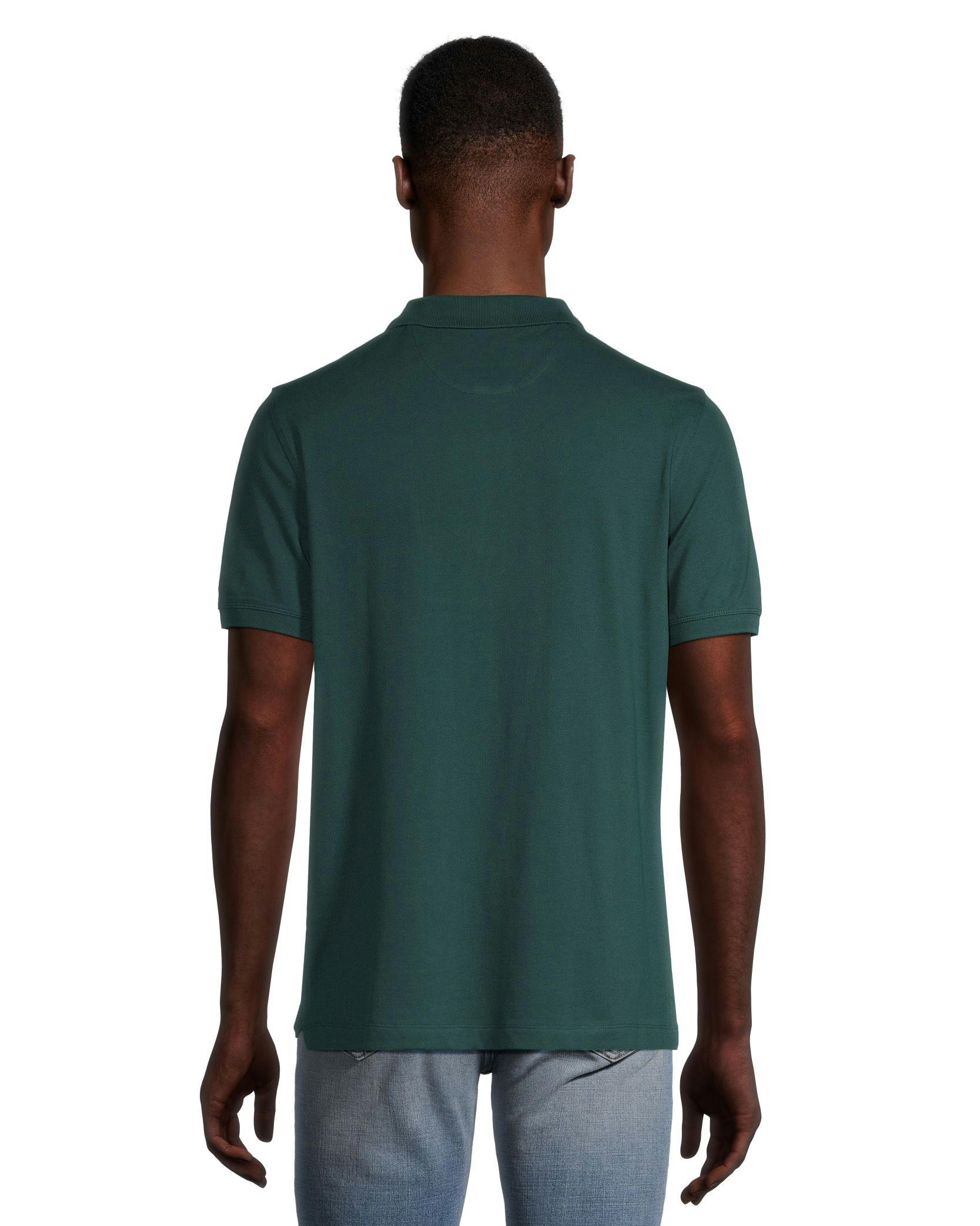 Denver Hayes Men's 50 Wash Stretch Pique Modern Fit Polo Shirt