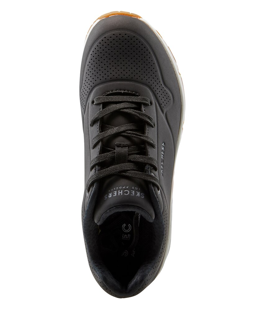 Skechers Women's Uno Stand On Air Lace Up Shock Absorbing Shoes - Black