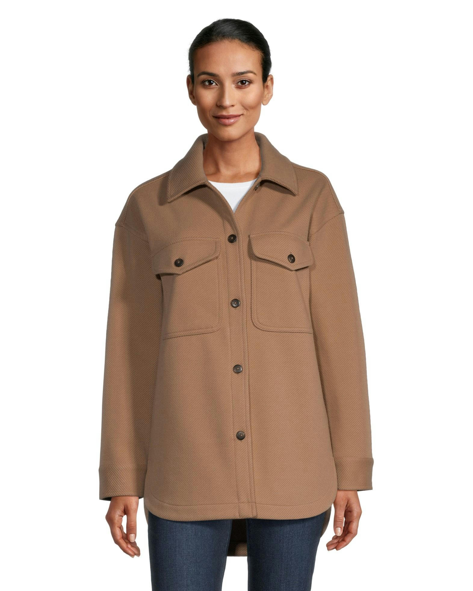 Boston Traders Women's Luxe Twill Shacket