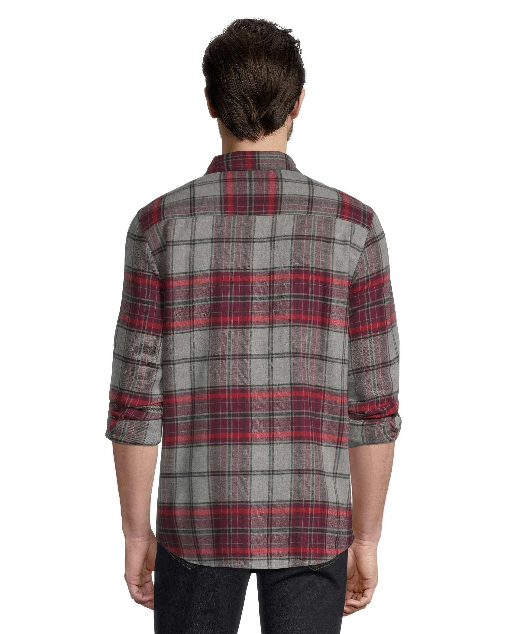 Boston Traders Men's Classic Plaid Flannel Shirt