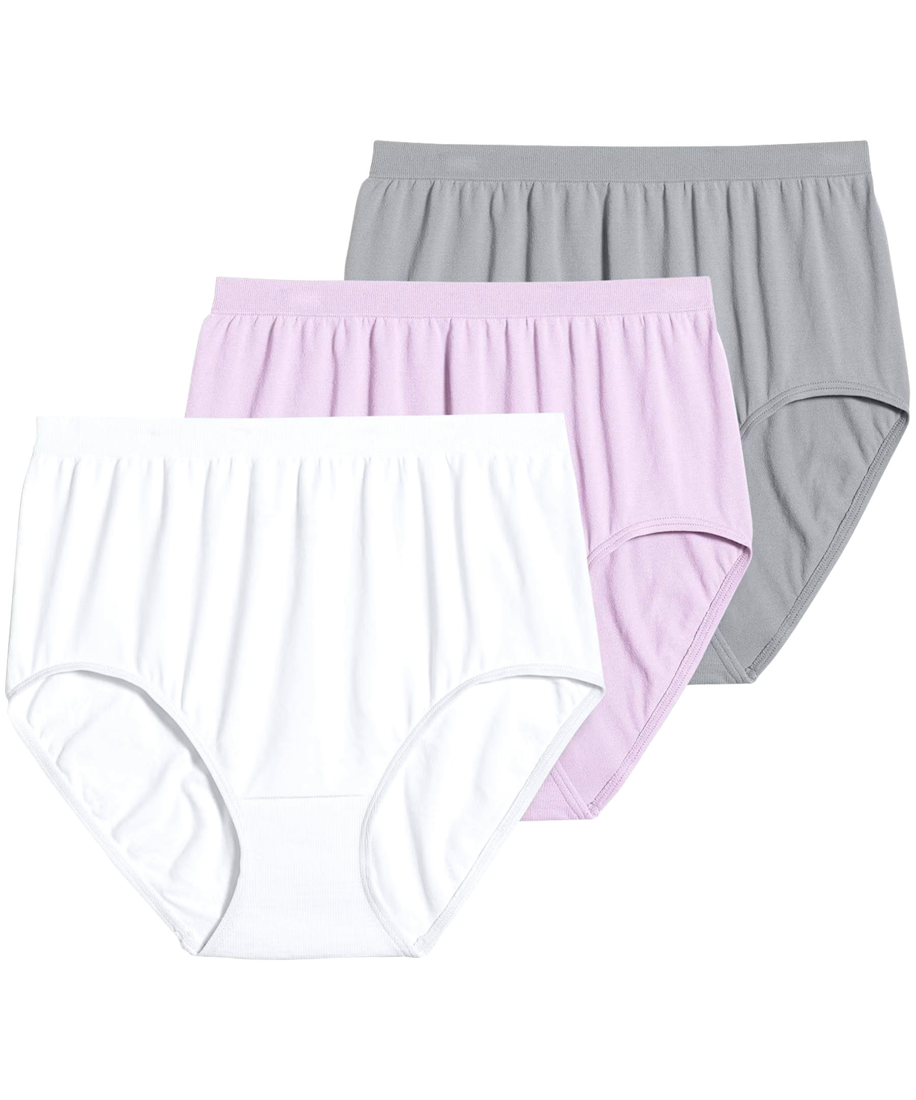 Jockey Women's 3-Pack Comfies Micro Seamfree Briefs