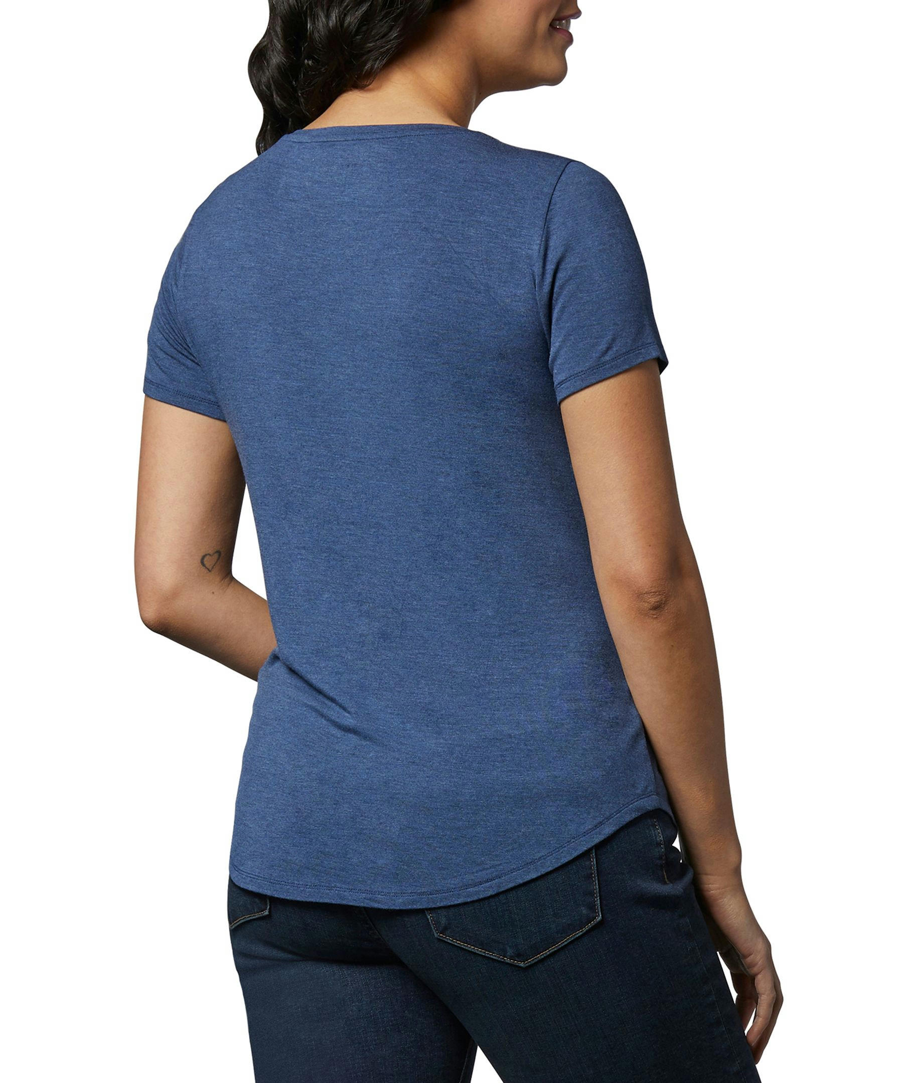 Denver Hayes Women's Relaxed Fit Scoop Neck T Shirt