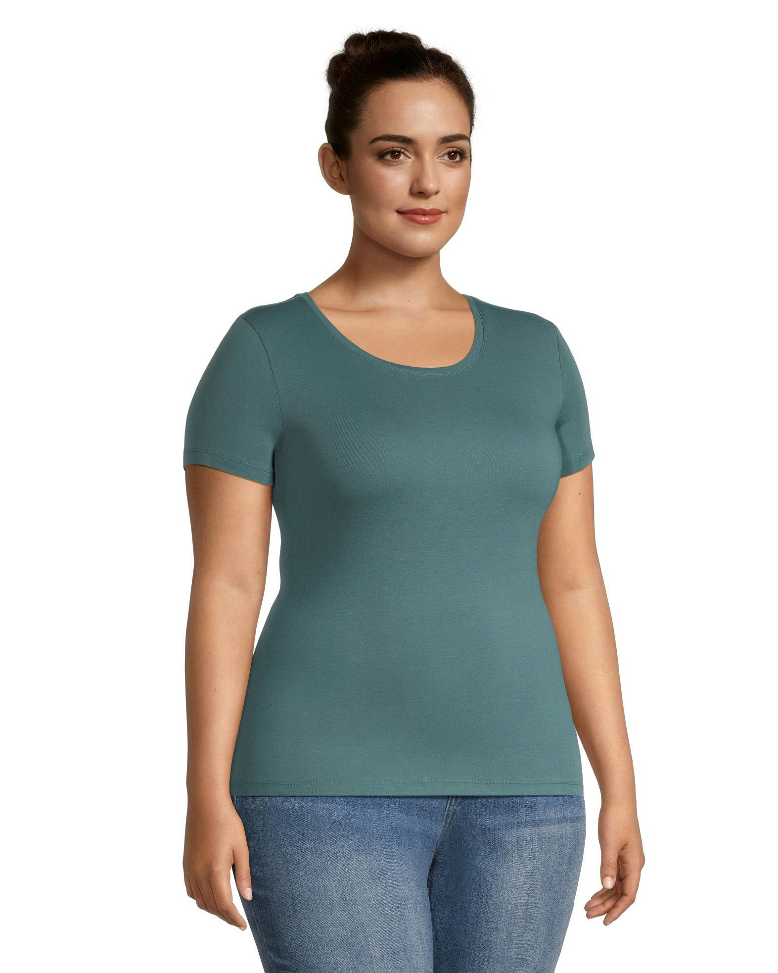 Denver Hayes Women's Fitted Scoop Neck T Shirt