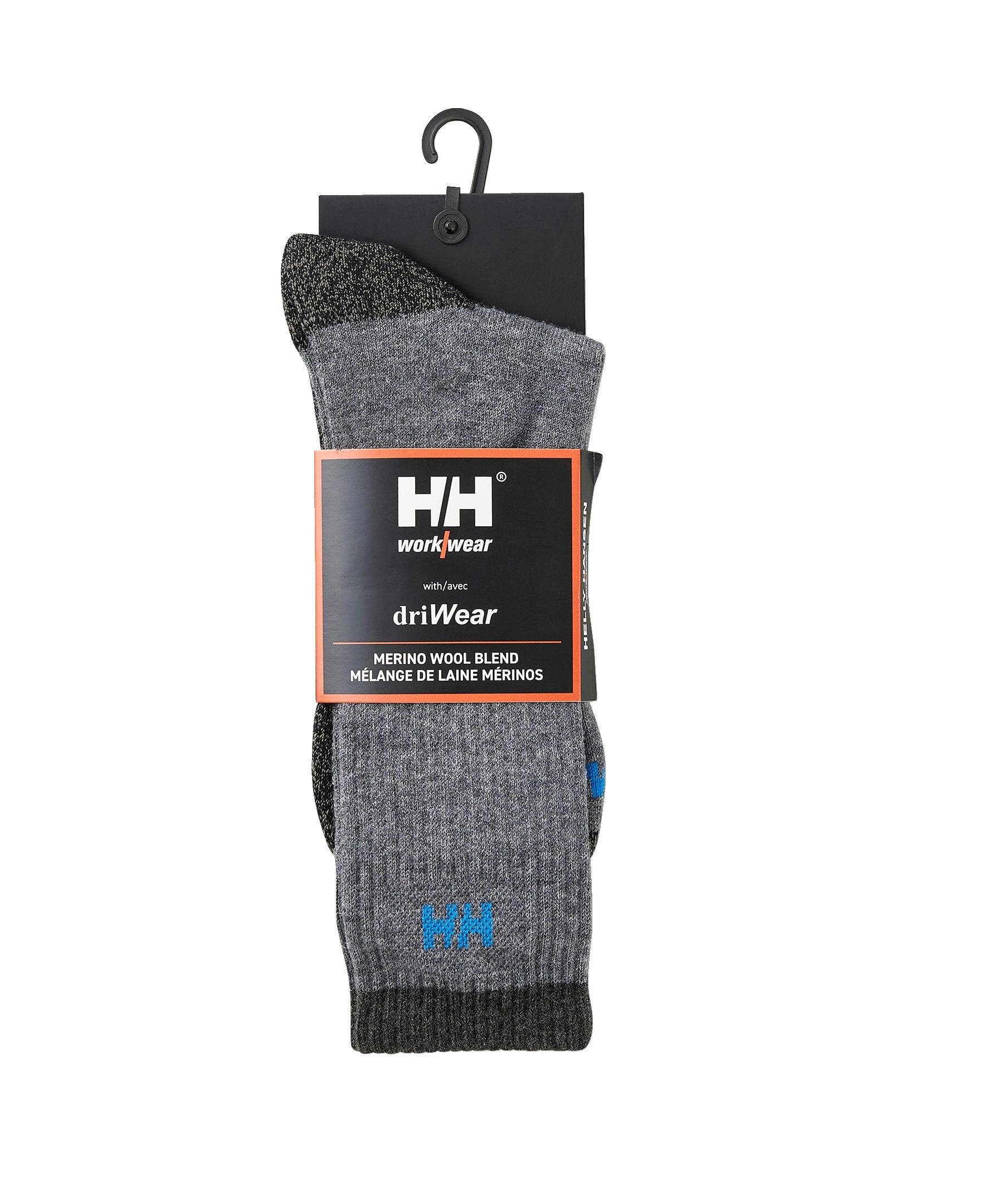 Helly Hansen Workwear Men's driWear Merino Blend Steel Toe Work Socks