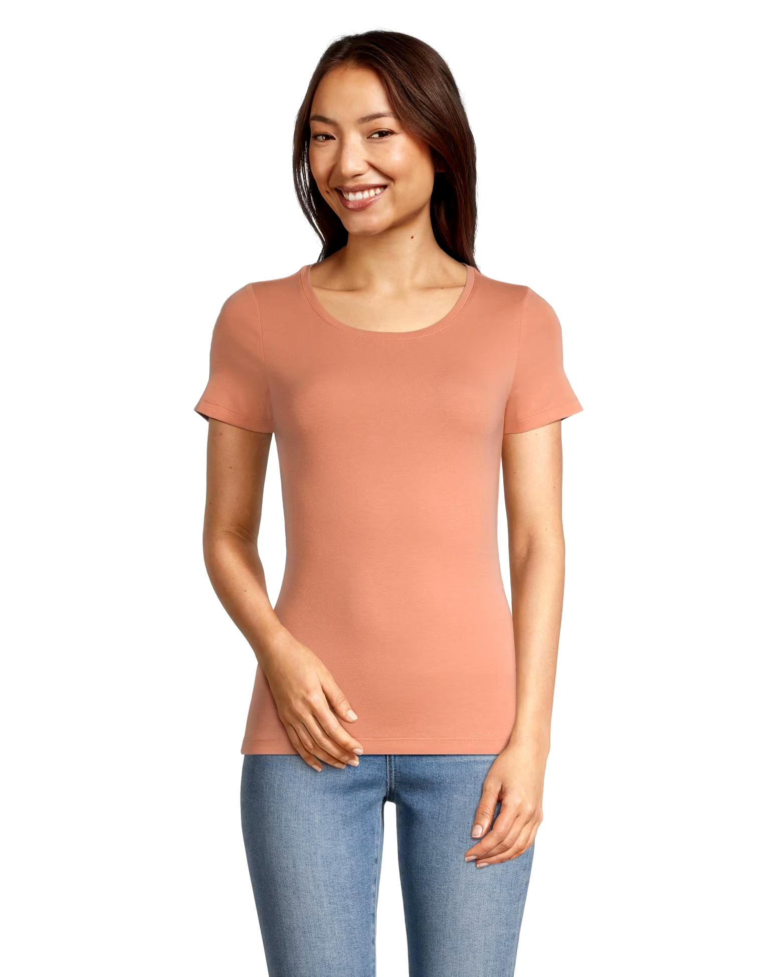 Denver Hayes Women's Fitted Scoop Neck T Shirt