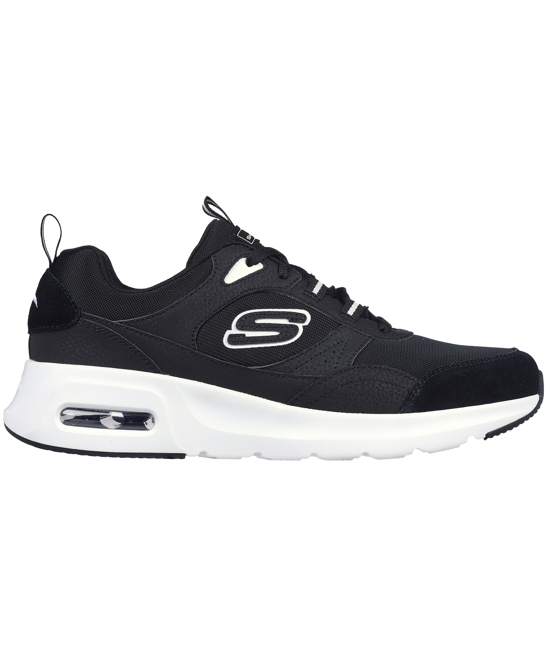 Skechers Men's Skech-Air Court Sneakers - Black/White