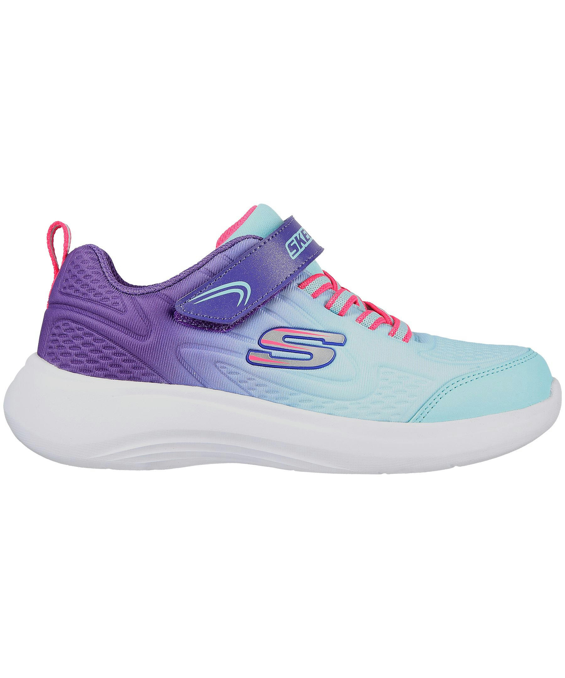 Skechers Girls' Jumpstart Sweet Swirl Shoes - Purple/Turquoise