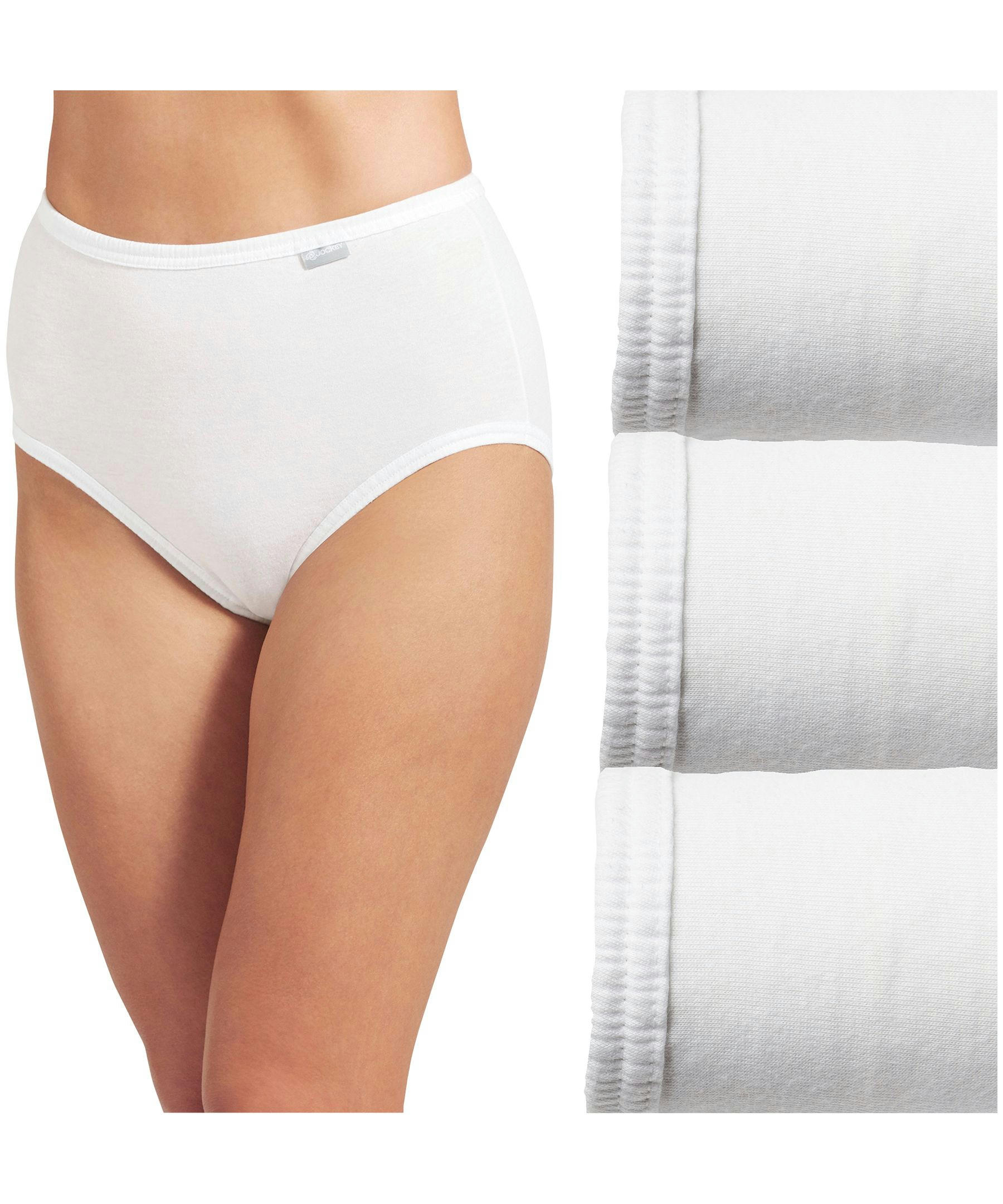Jockey Women's 3-Pack Elance Basic Briefs