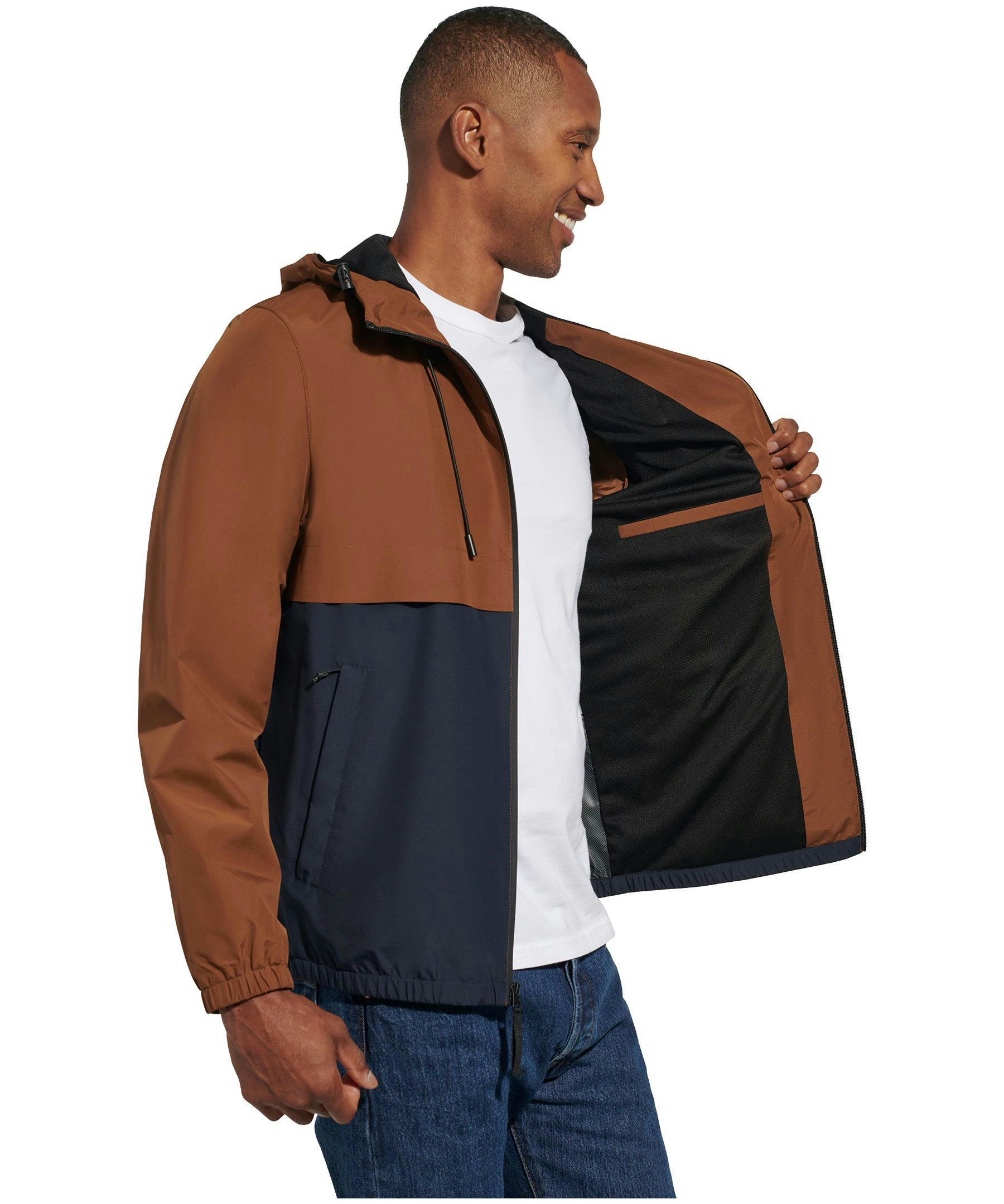 Levi's Men's Lightweight Water Resistant Rain Windbreaker