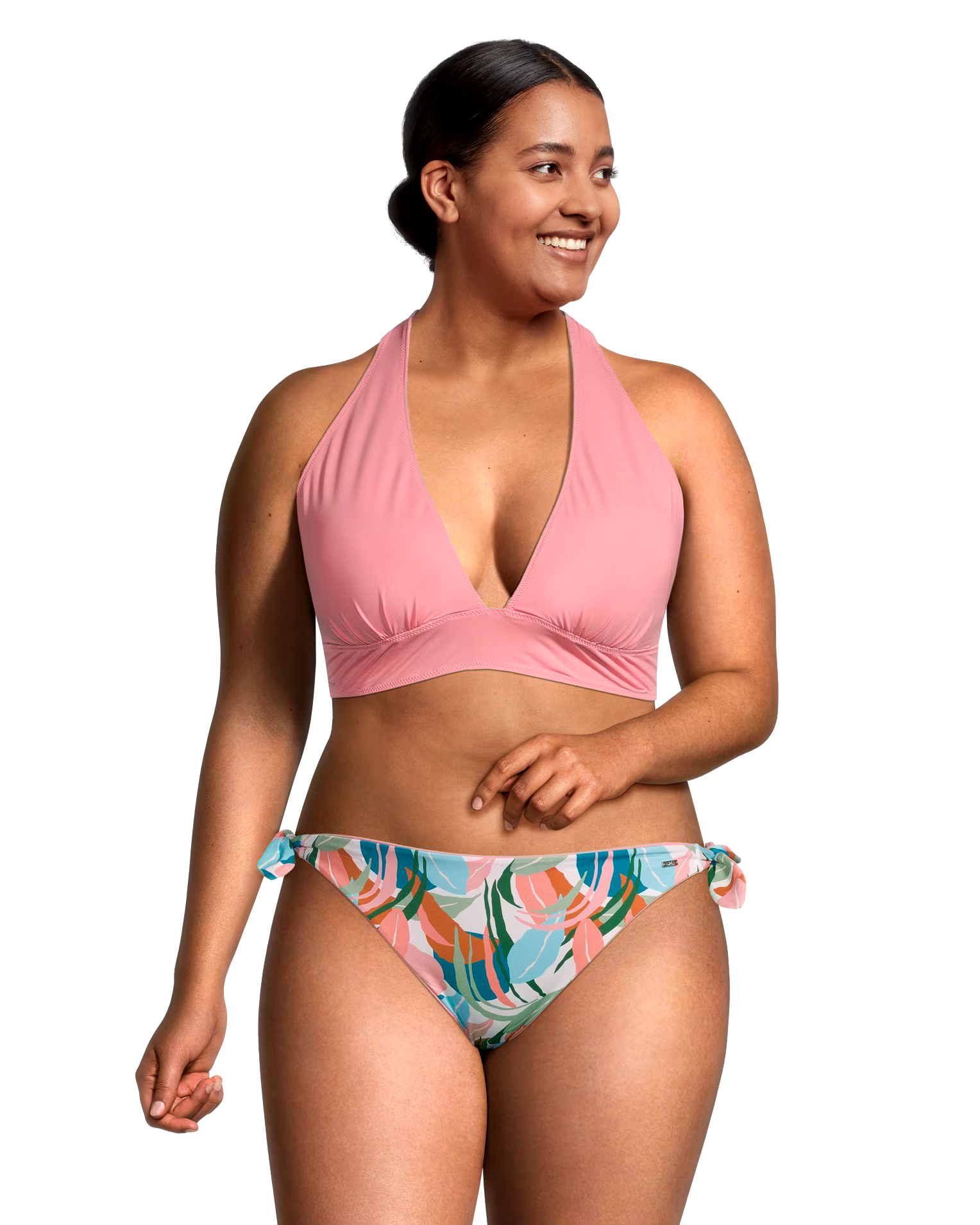 Women's Reversible Halter Bikini Swim Top