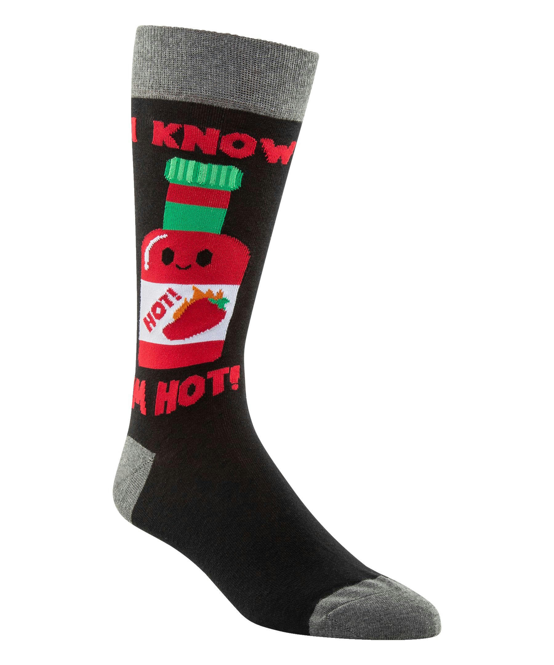 Denver Hayes Men's Novelty Food Pattern Crew Socks