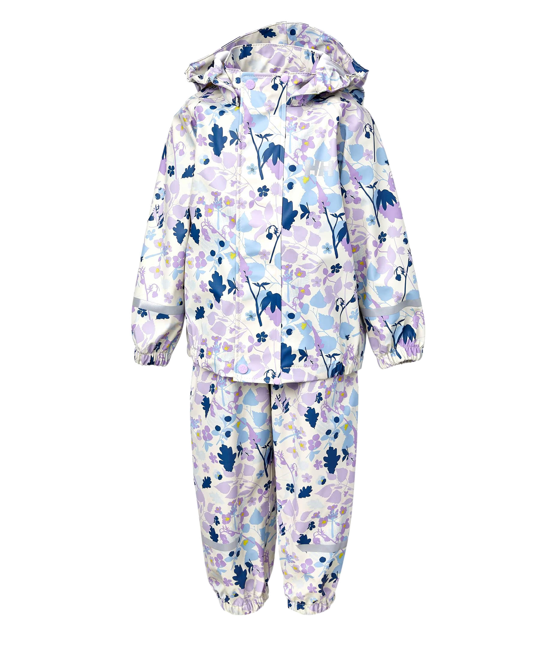 Helly Hansen Kids Unisex 2 Piece Bergen 2.0 Waterproof Rain Jacket and Bib Overalls Set