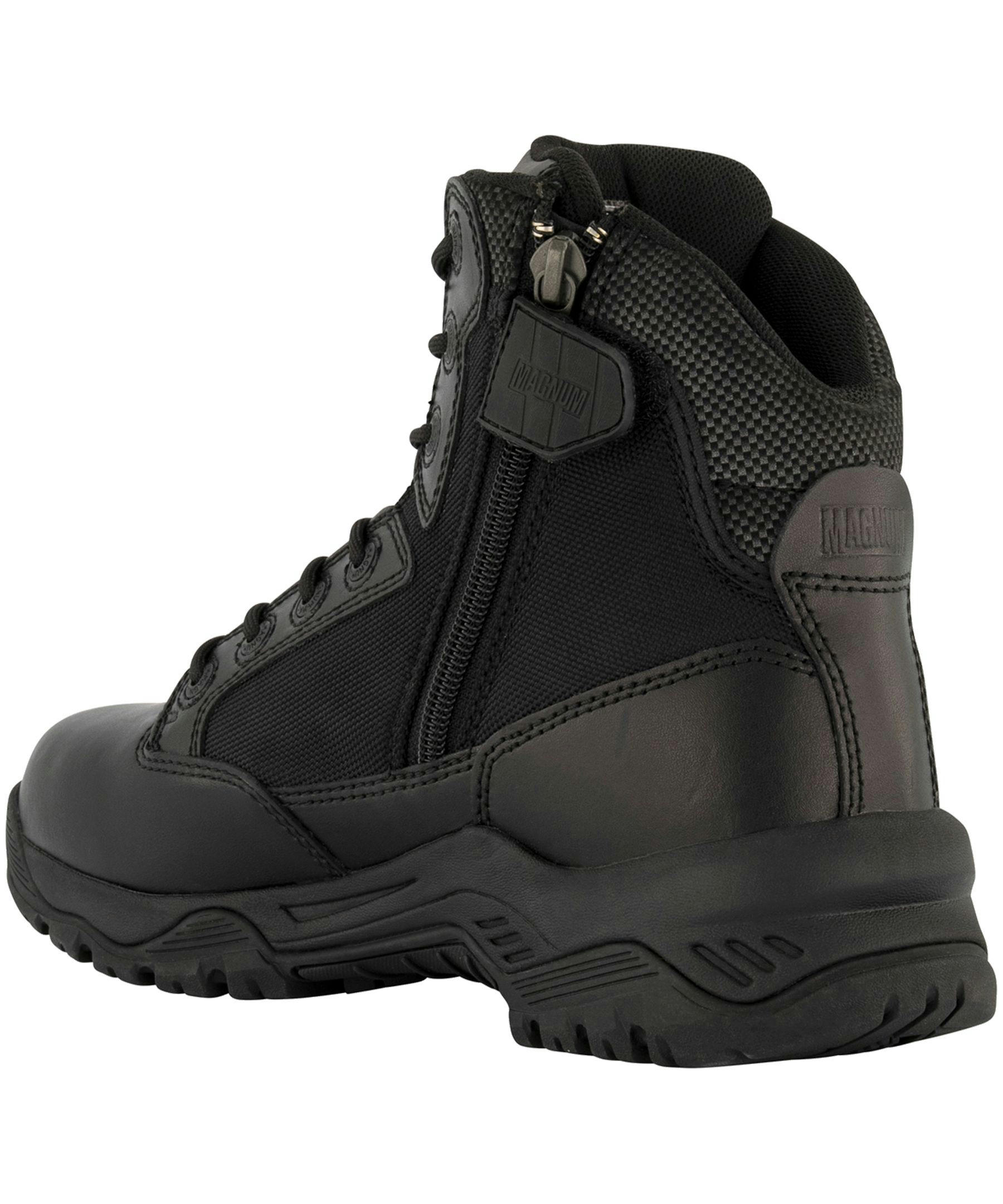 Magnum Men's 6 inch Stealth Force 2 Composite Toe Composite Plate Side Zip Tactical Work Boots
