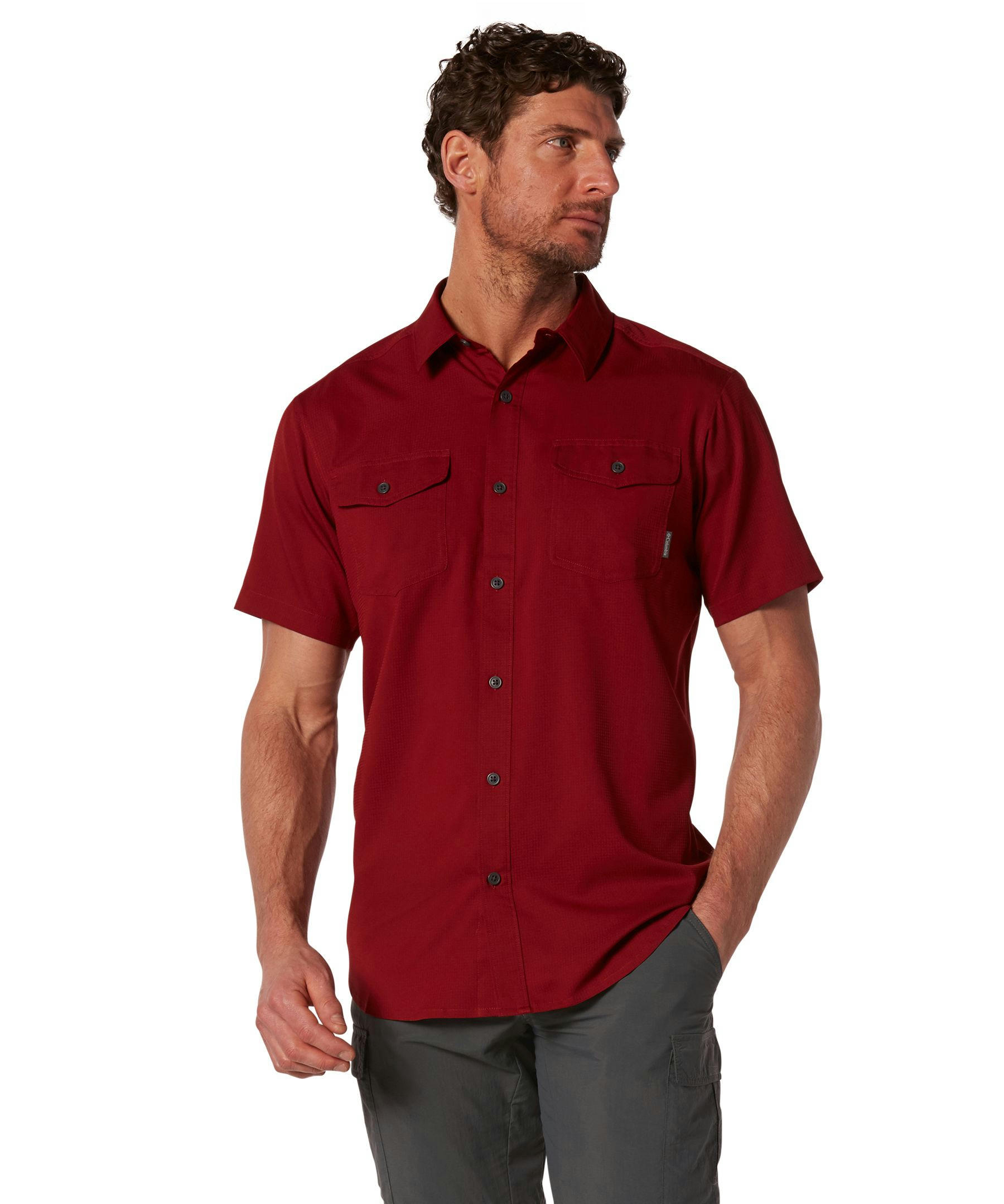 Columbia Men's Utilizer II Short Sleeve Traveller Omni Shade Ripstop Shirt