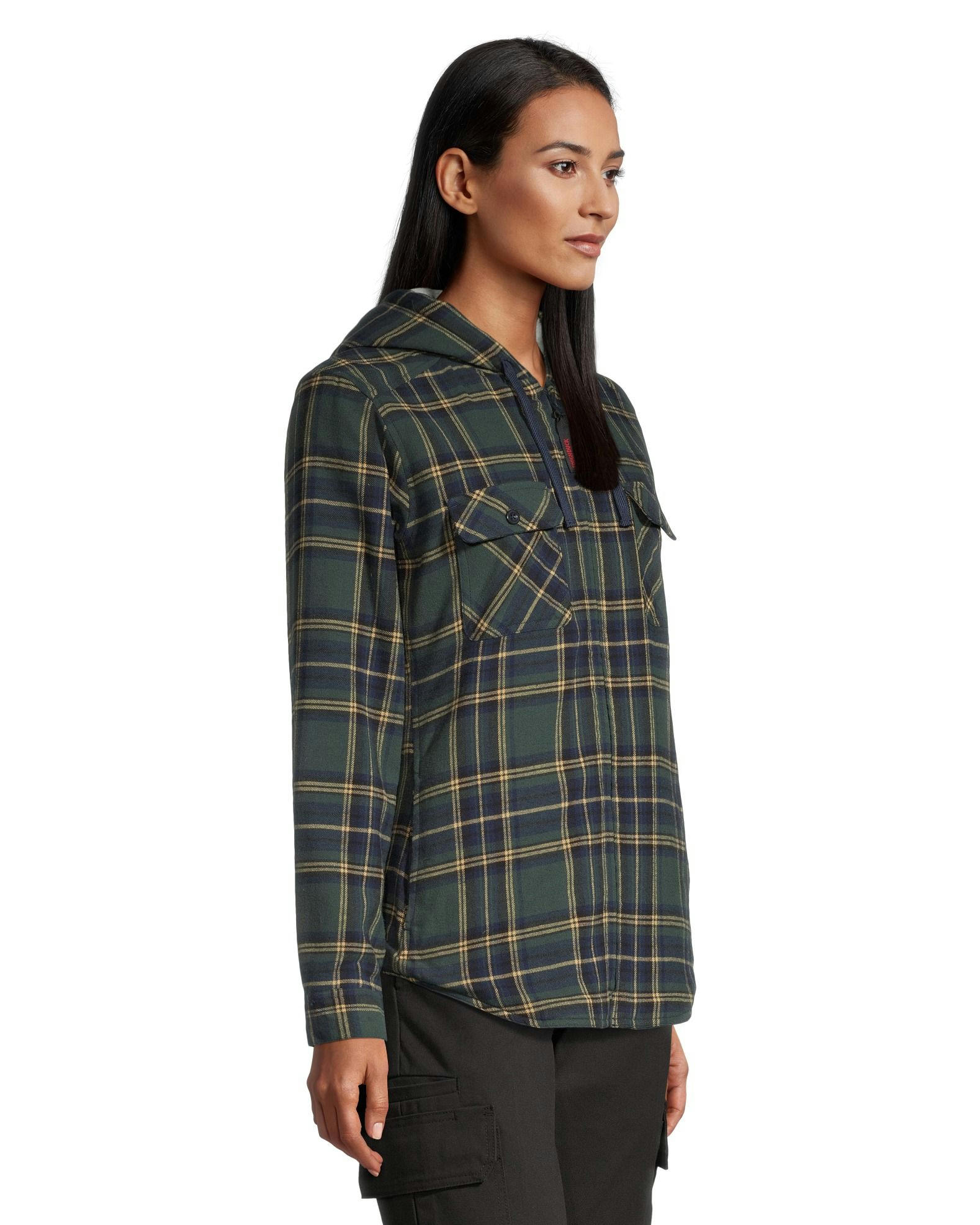 Tough Duck Women's Plush Pile-Lined Flannel Jacket