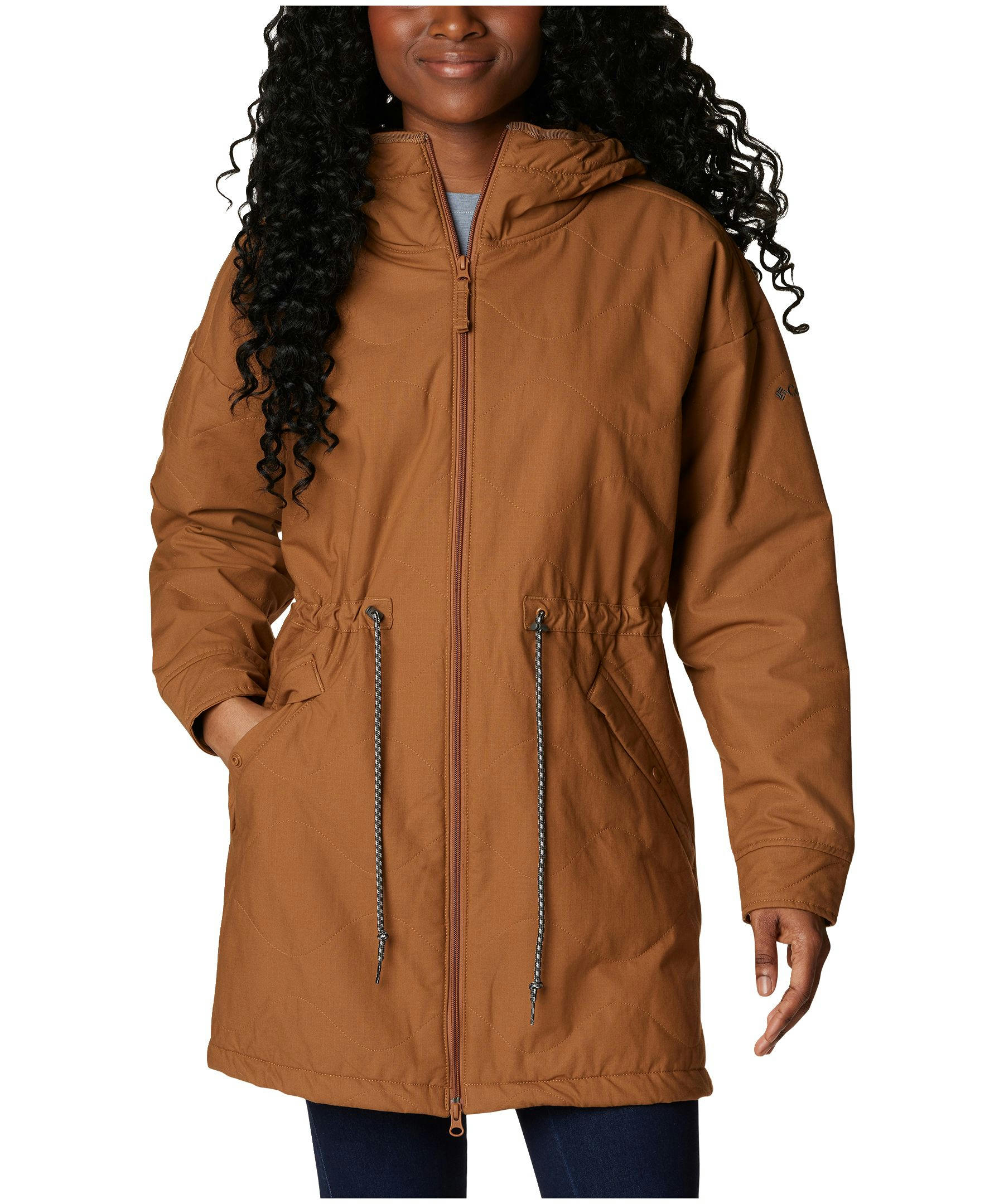 Columbia Women's Crystal Crest Quilted Sherpa-Lined Jacket