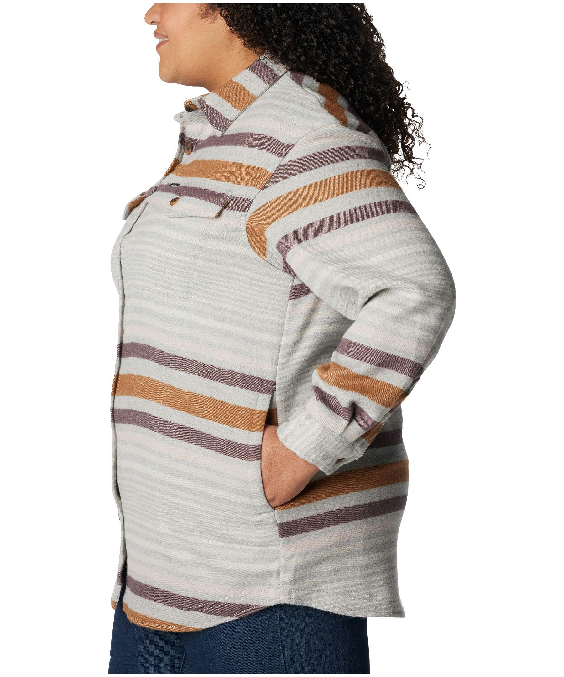 Columbia Women's Calico Basin Casual Fit Long Sleeve Shacket