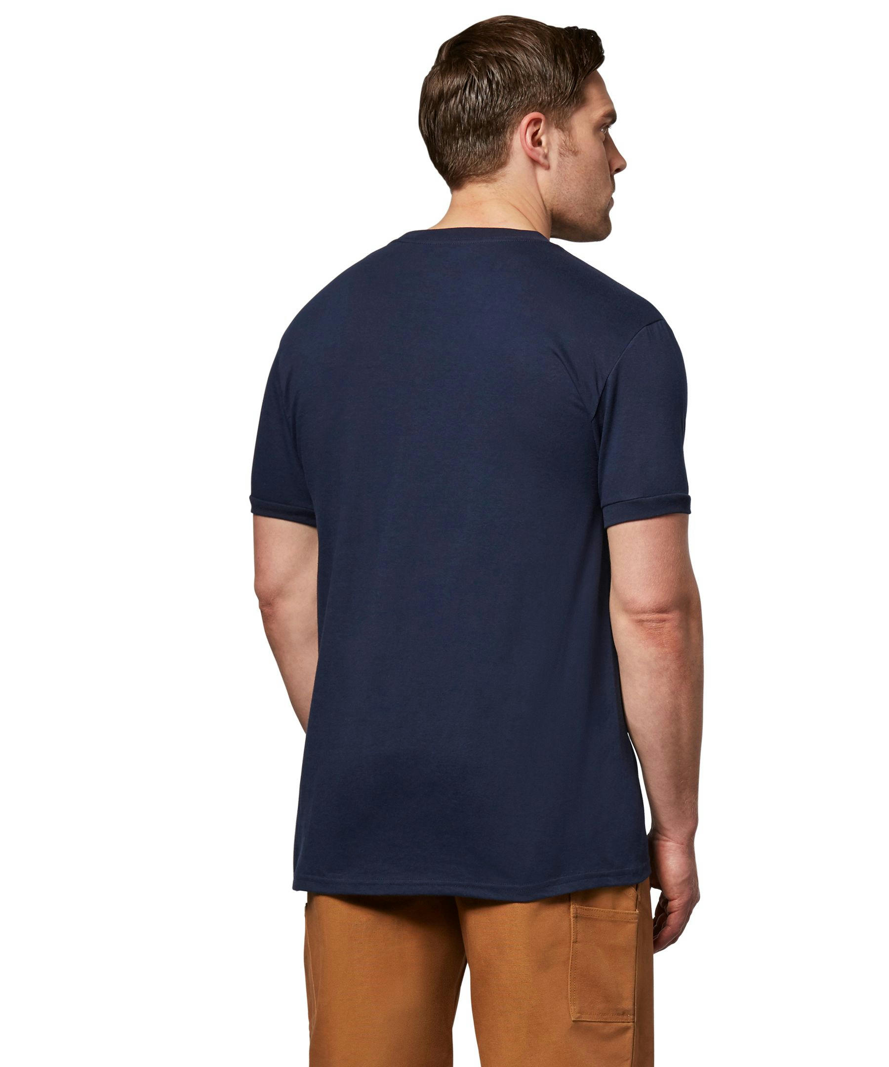 Aggressor Men's Crewneck Short Sleeve Work T-Shirt With FRESHTECH