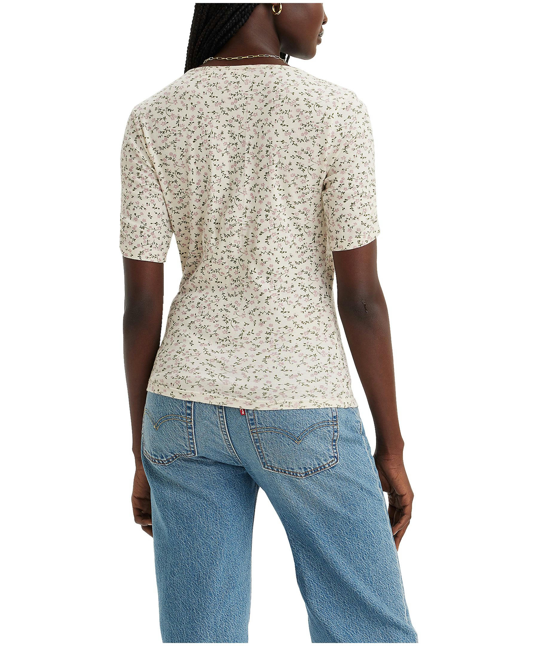 Levi's Women's Infinity Slim Fit Scoop Neck Ballet Top