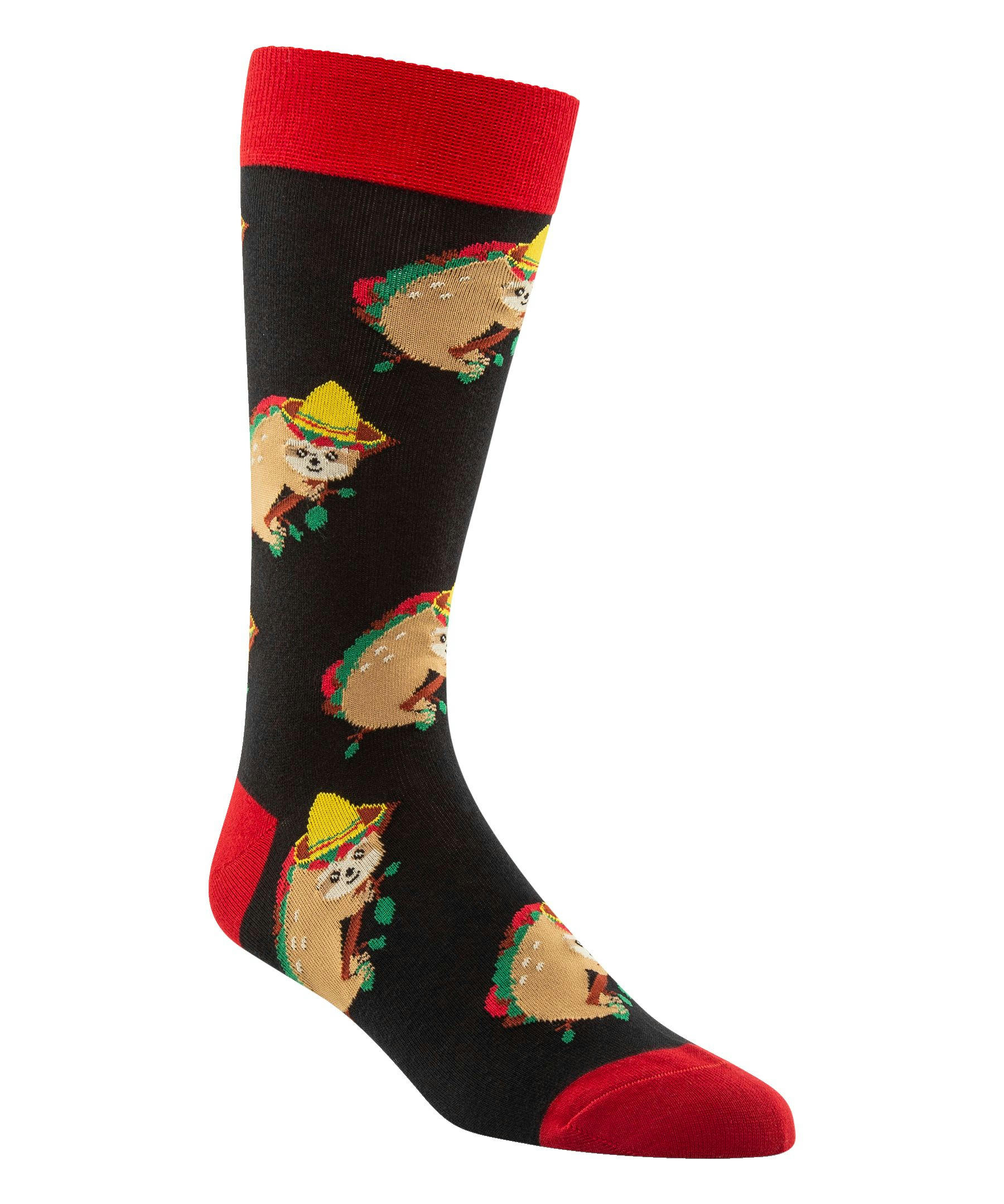 Denver Hayes Men's Novelty Food Pattern Crew Socks