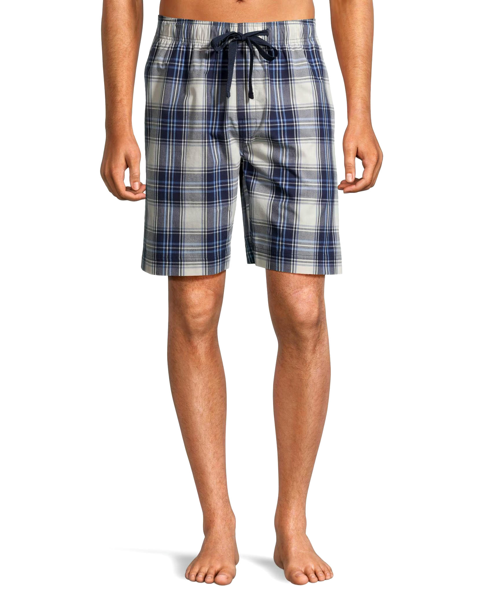 Denver Hayes Men's Woven Plaid Lounge Shorts