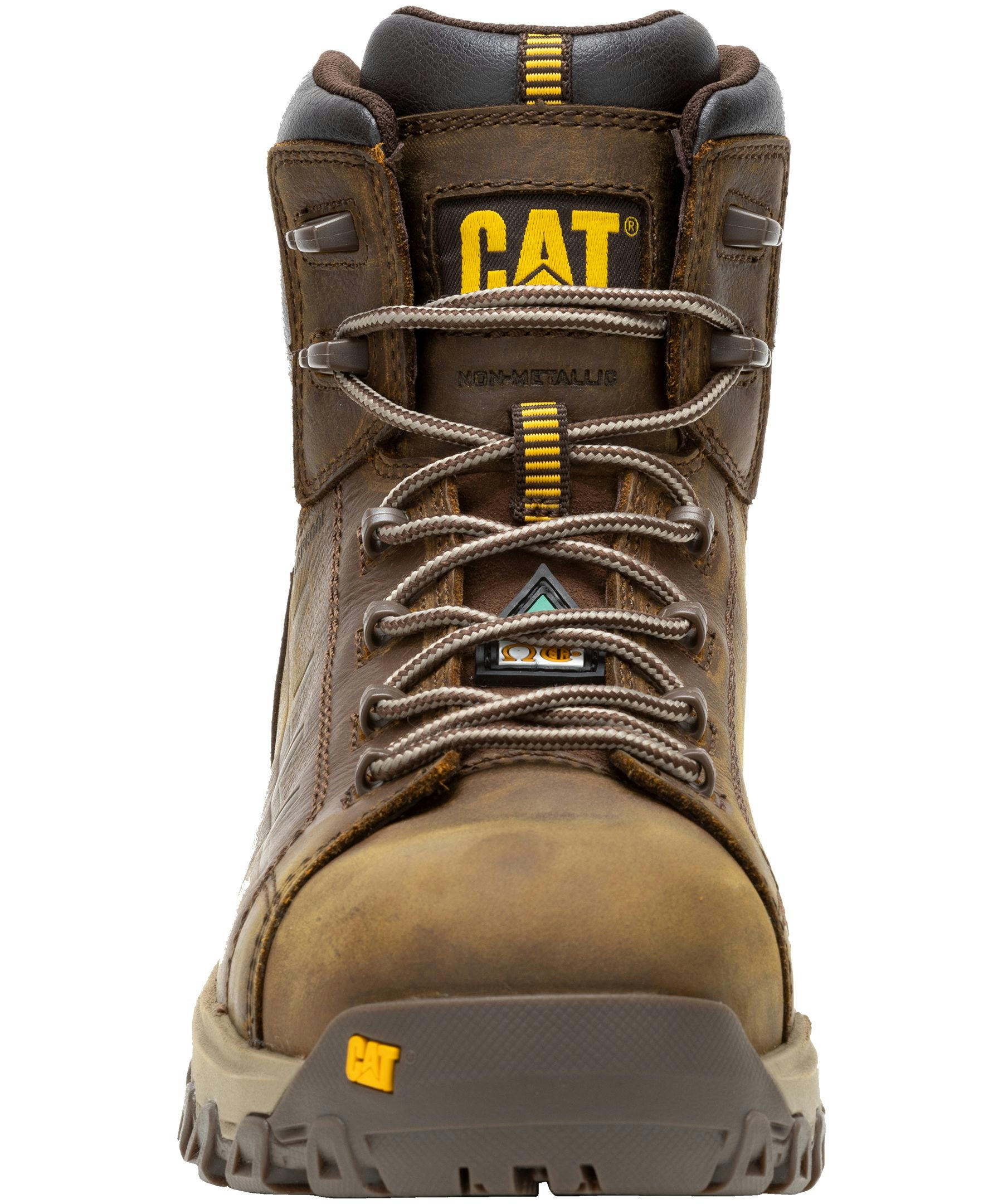 CAT Men's Threshold Rebound 6 Inch Composite Toe Composite Plate Waterproof Work Boot