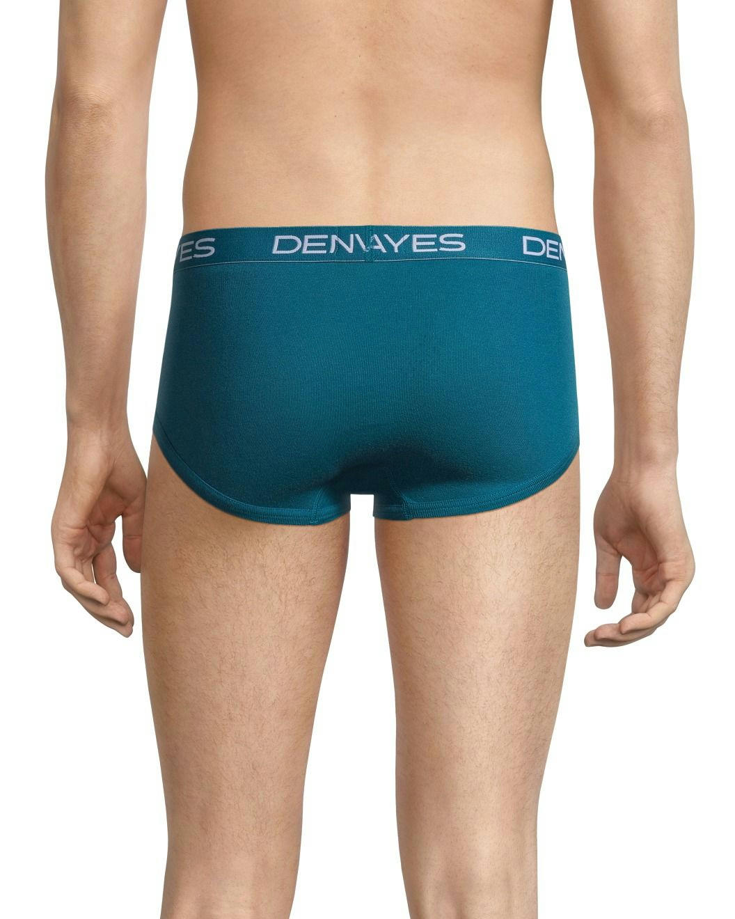 Denver Hayes Men's 3 Pack Solid Basic Briefs Underwear