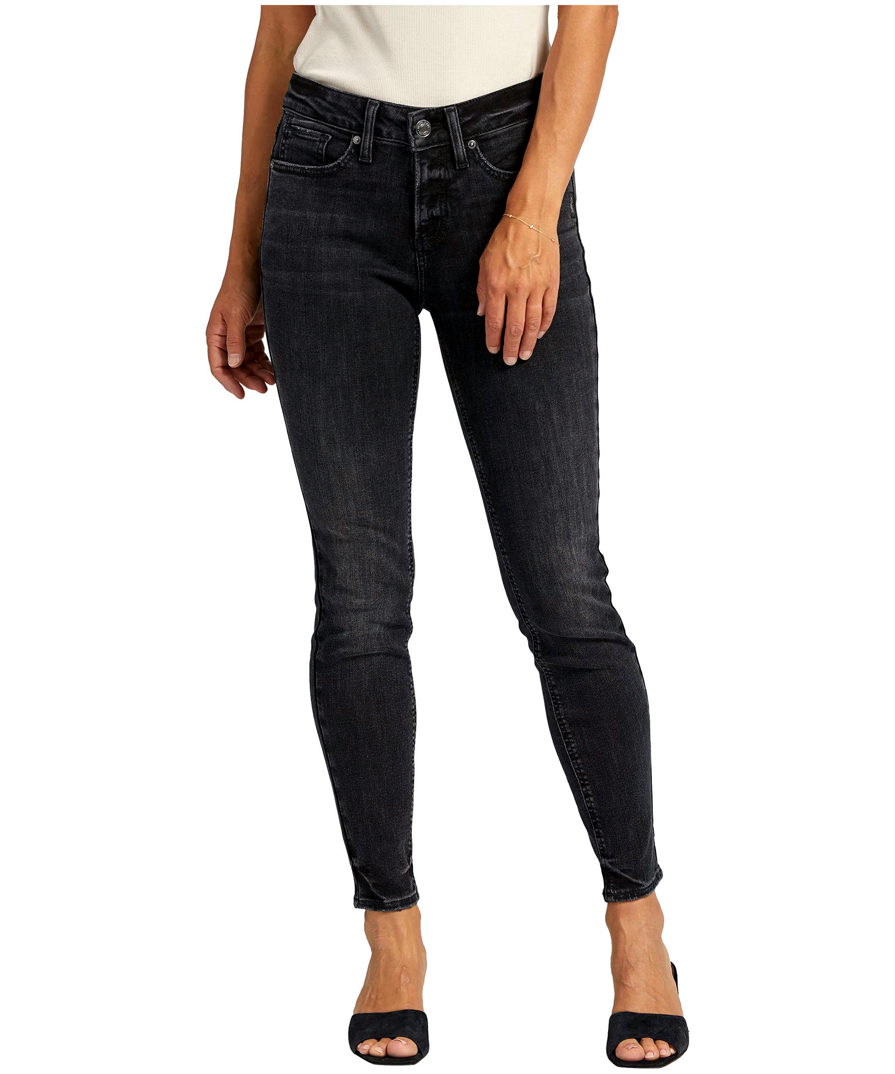 Silver Women's Suki Mid Rise Skinny Jeans