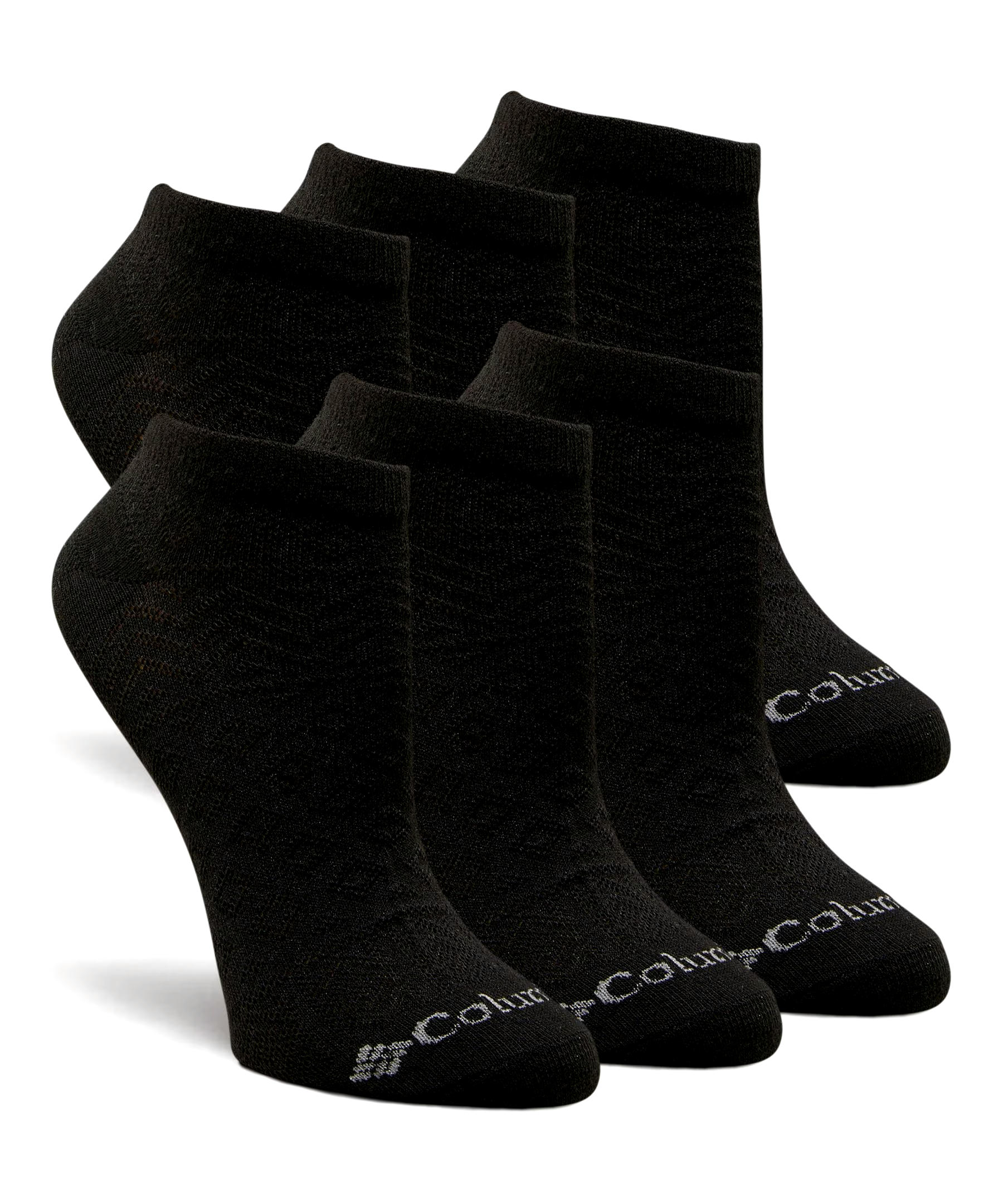 Columbia Women's 6 Pack Pattern Mesh No Show Socks