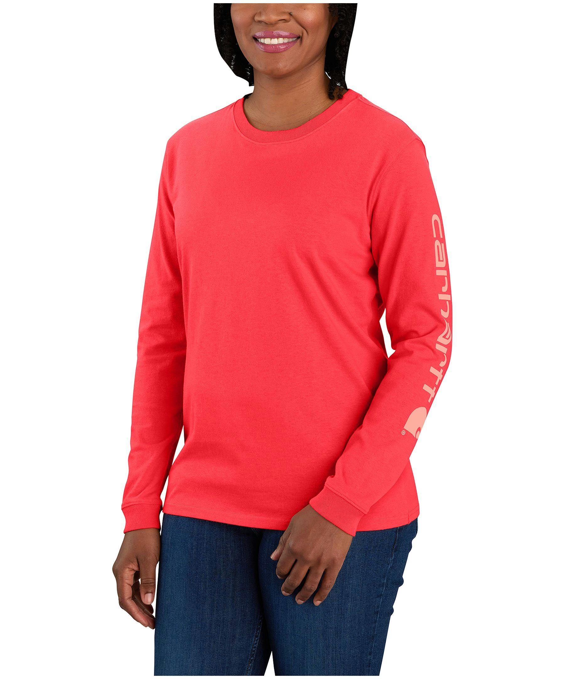 Carhartt Women's Sleeve Logo Graphic T Shirt