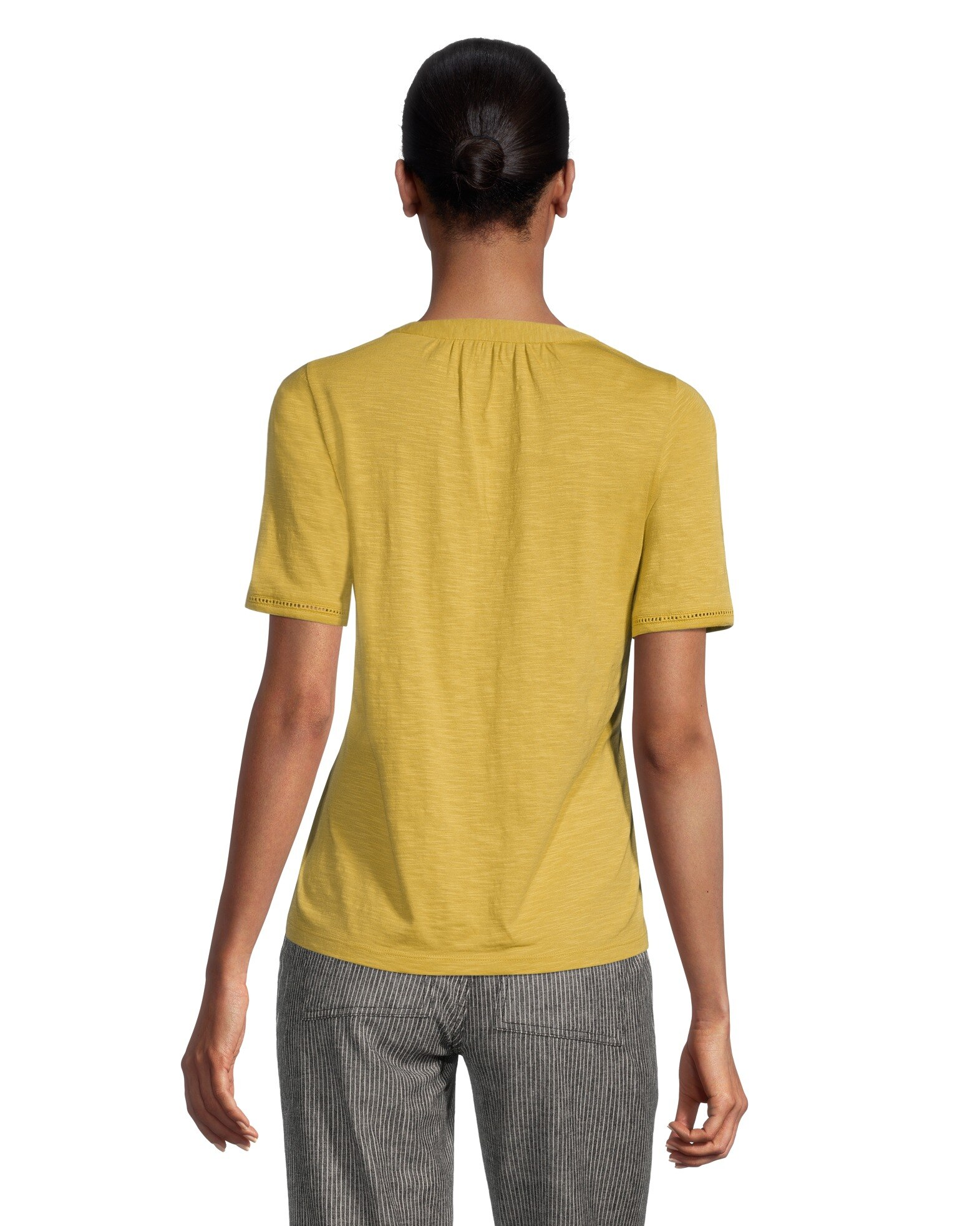 Women's Semi-Fitted Y-Neck T Shirt