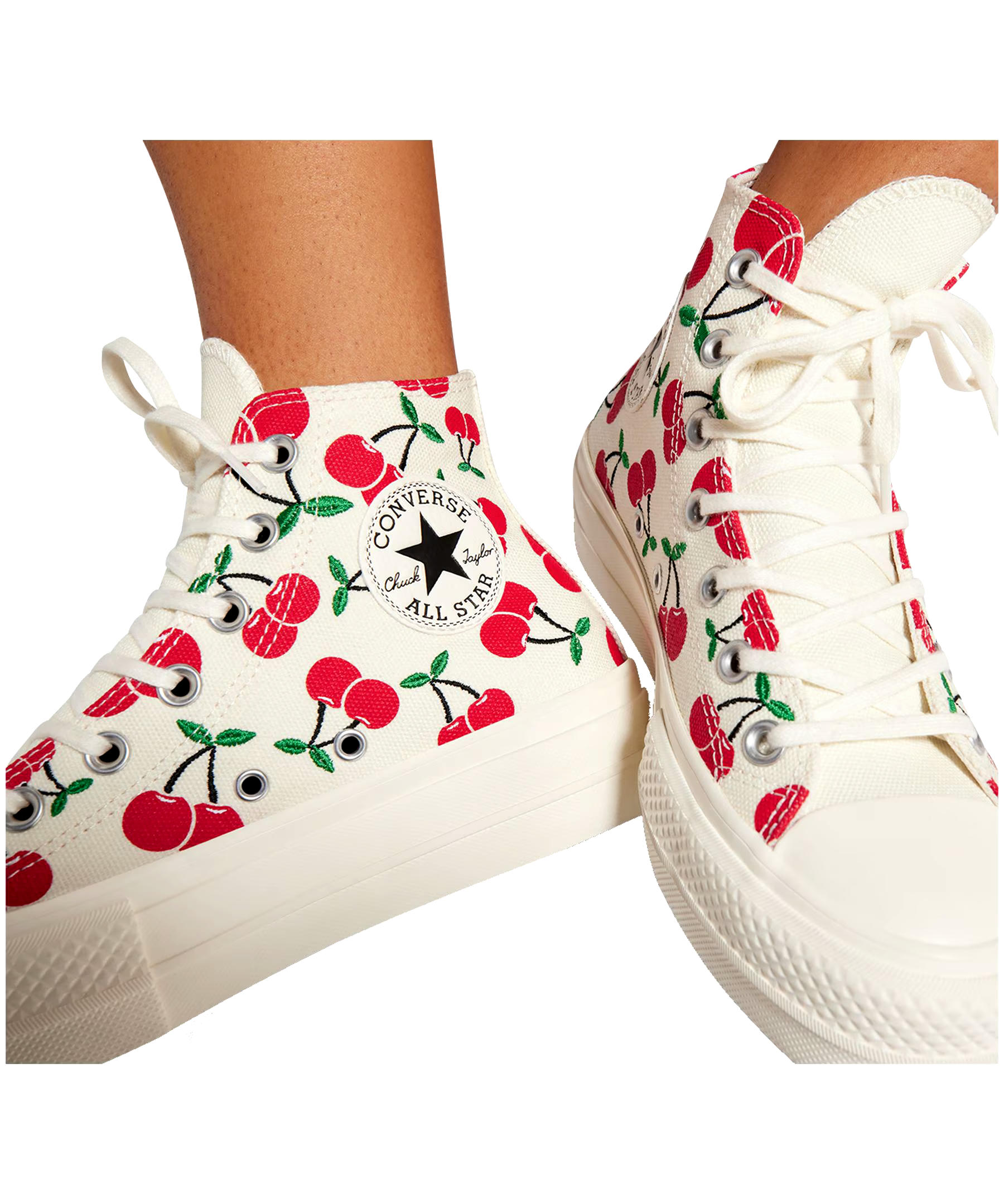 Converse Women's Chuck Taylor Cherry Platform High Top Sneakers